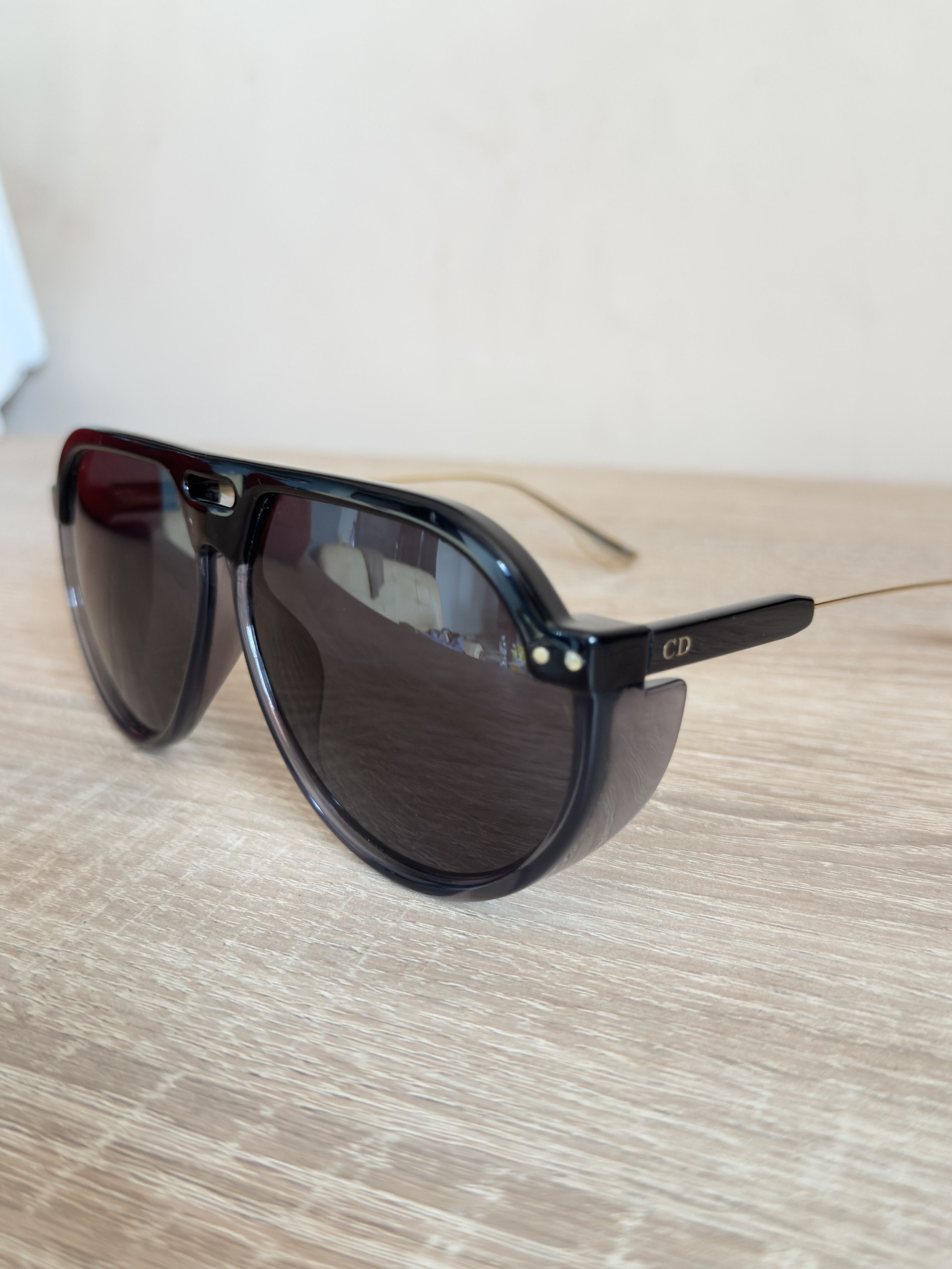 Dior 🔥 dior club 3 sunglasses black and gold frame skinny face Size ONE SIZE - 8 Thumbnail