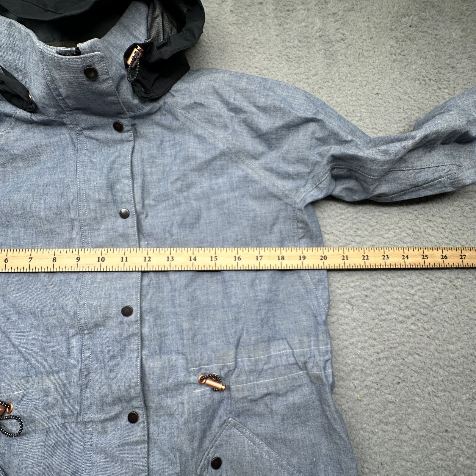 Levi's Levi’s Chambray Ski Snow Hooded Parka Jacket Women Small Size S / US 4 / IT 40 - 6 Thumbnail