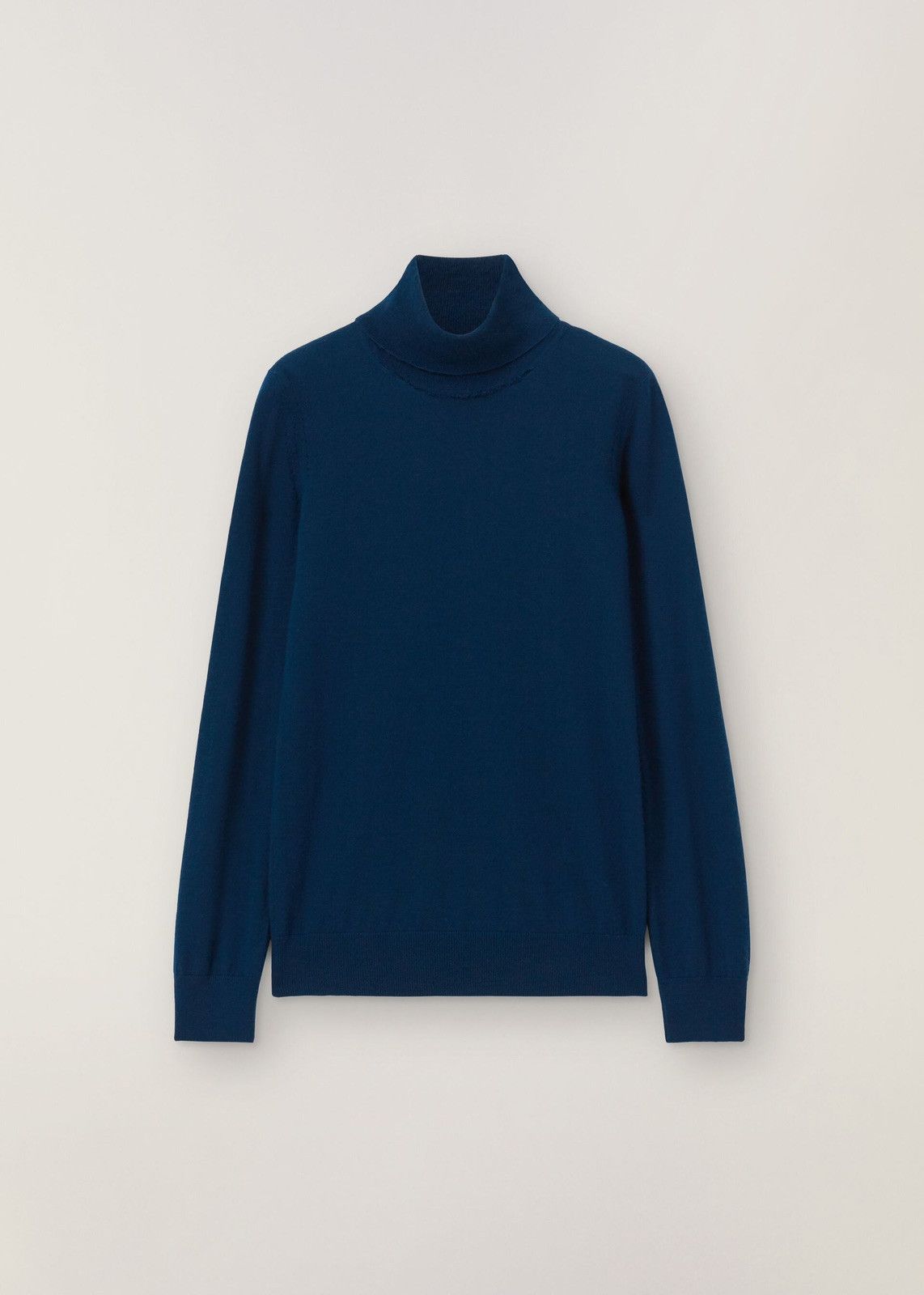 Loro Piana o1srvl11e0125 Piuma Turtleneck Sweater in Blue Size S / US 4 / IT 40 - 1 Preview