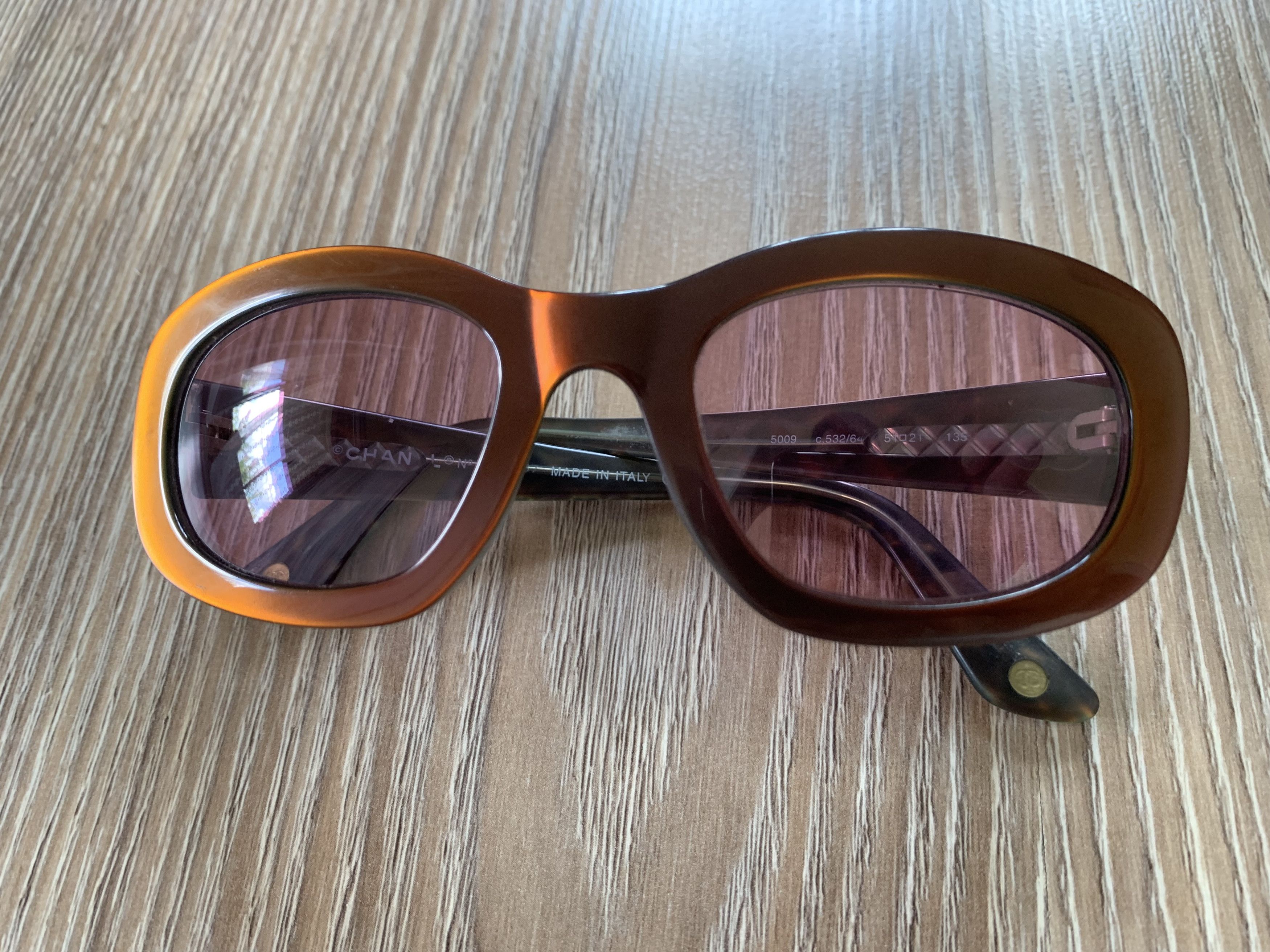 Chanel Rare Authentic Chanel Gradient Vintage Sunglasses 5009 Size ONE SIZE - 3 Thumbnail