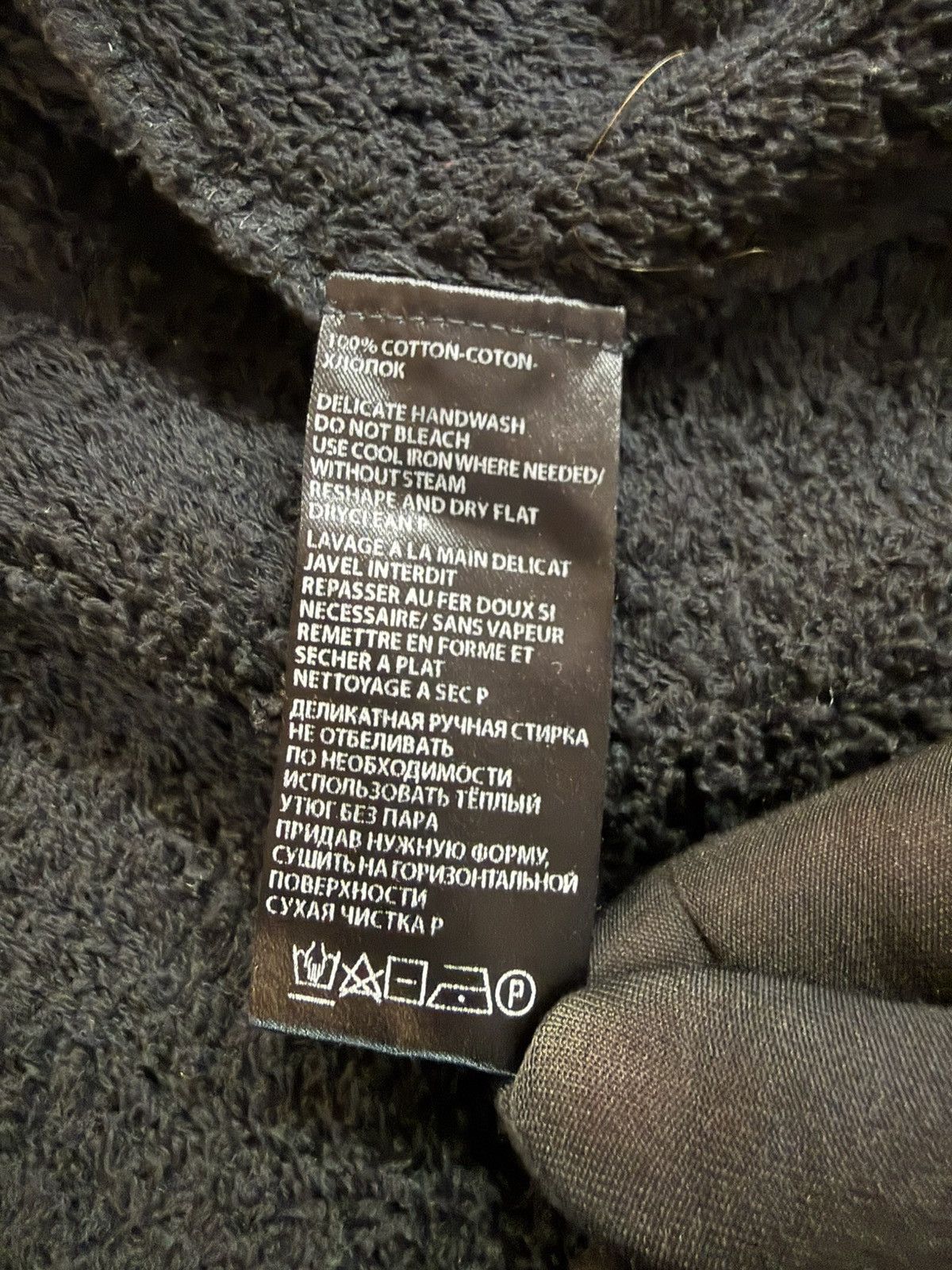 Ann Demeulemeester Ann Demeulemeester Plush Boucle Terry High-Low Hoodie - 38 Size XS / US 0-2 / IT 36-38 - 11 Thumbnail