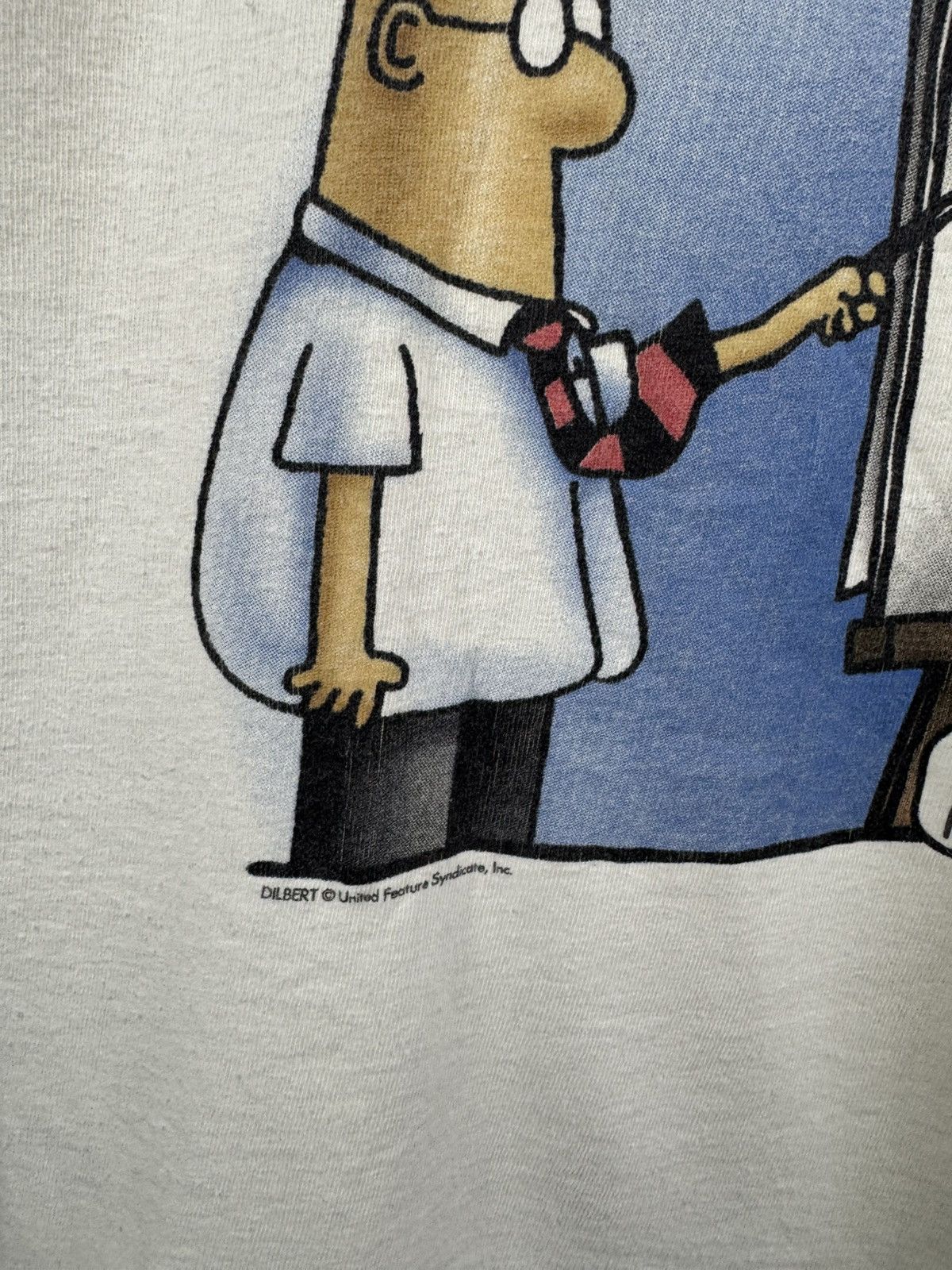 Vintage Vintage Dilvert Single Stitch Know The Enemy Big Logo Tee Size US L / EU 52-54 / 3 - 3 Thumbnail