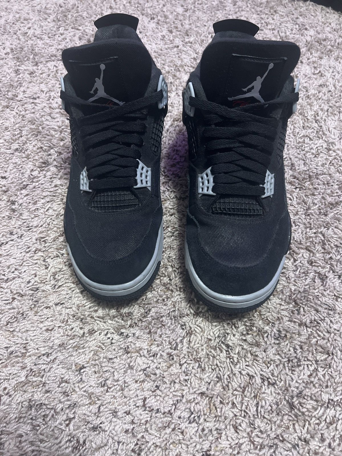 Jordan Brand Jordan 4 Black Canvas Size US 10 / EU 43 - 2 Thumbnail