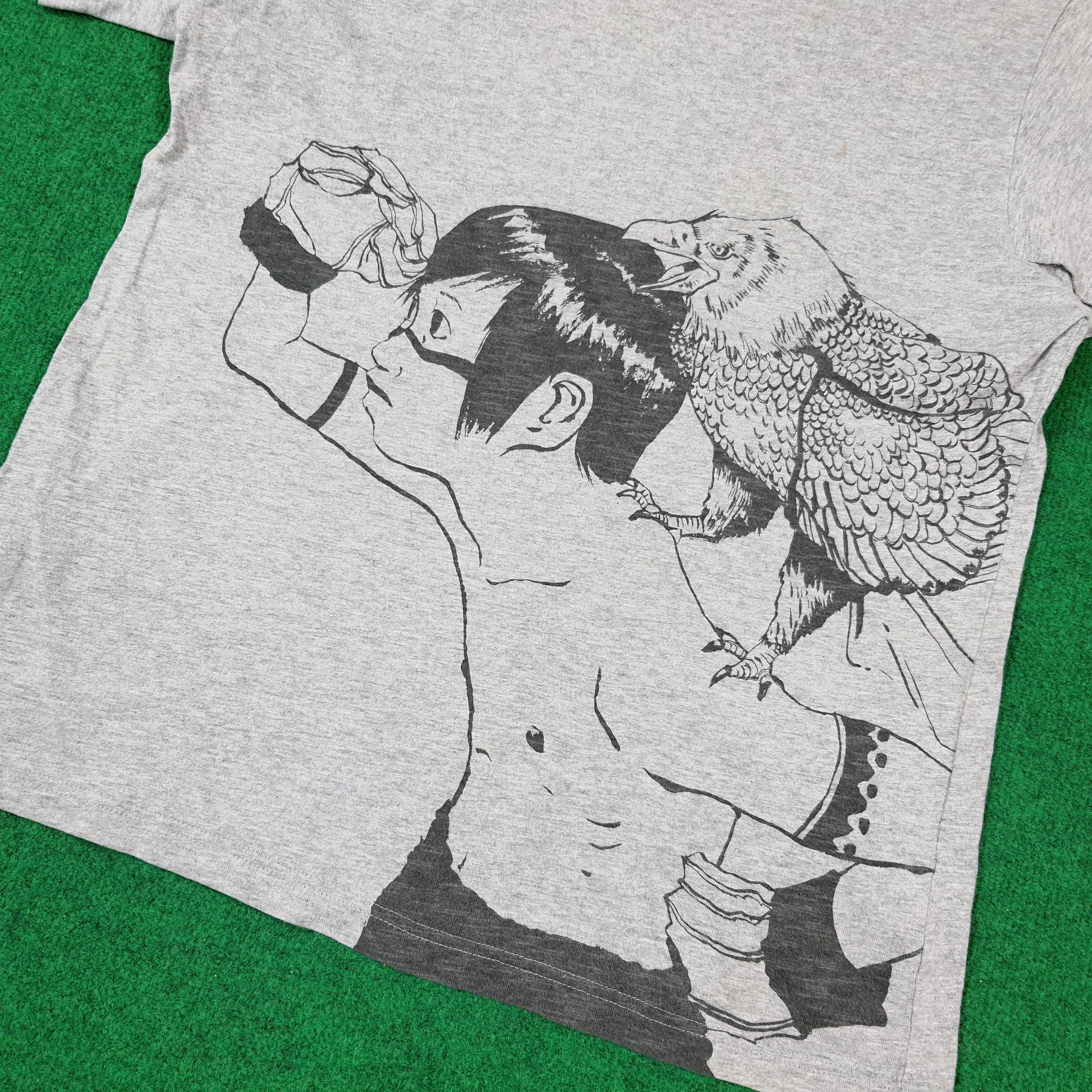 Japanese Brand Vintage Japan Manga Taiyo Matsumoto Graphic Tshirt C285N30 Size US L / EU 52-54 / 3 - 2 Thumbnail