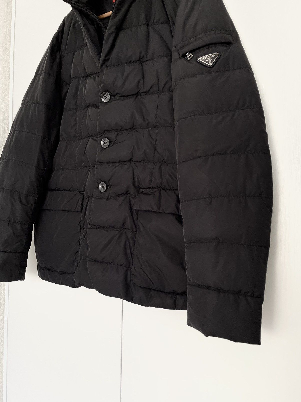 Prada Prada Milano Hybrid Puffer Down Triangle Badge Logo Jacket Size US M / EU 48-50 / 2 - 4 Thumbnail