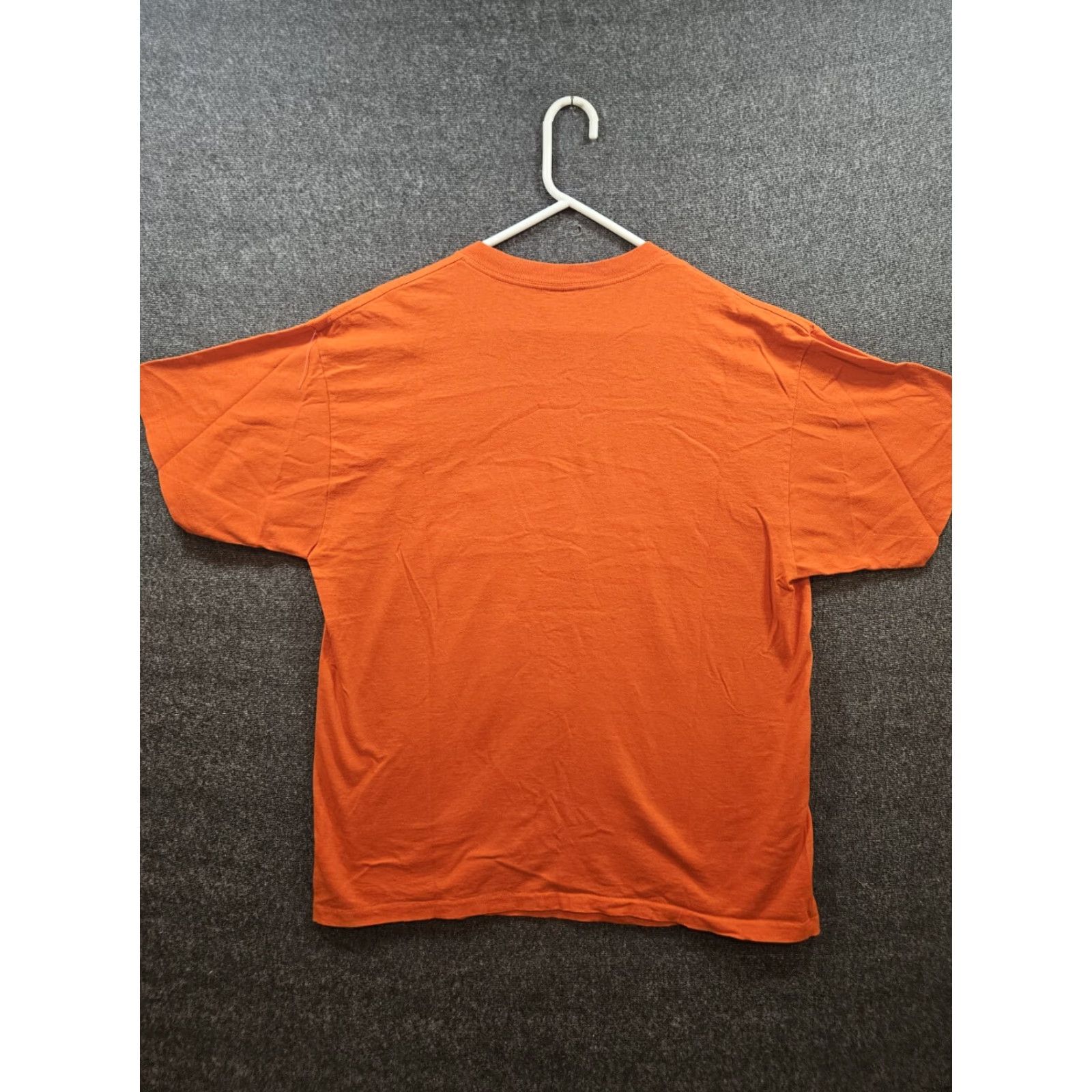 Delta VTG 90s Delta Texas Bullshirt Graphic T-Shirt USA Made Size XL Short Sleeve Orange Cotton Unisex Size US XL / EU 56 / 4 - 2 Thumbnail