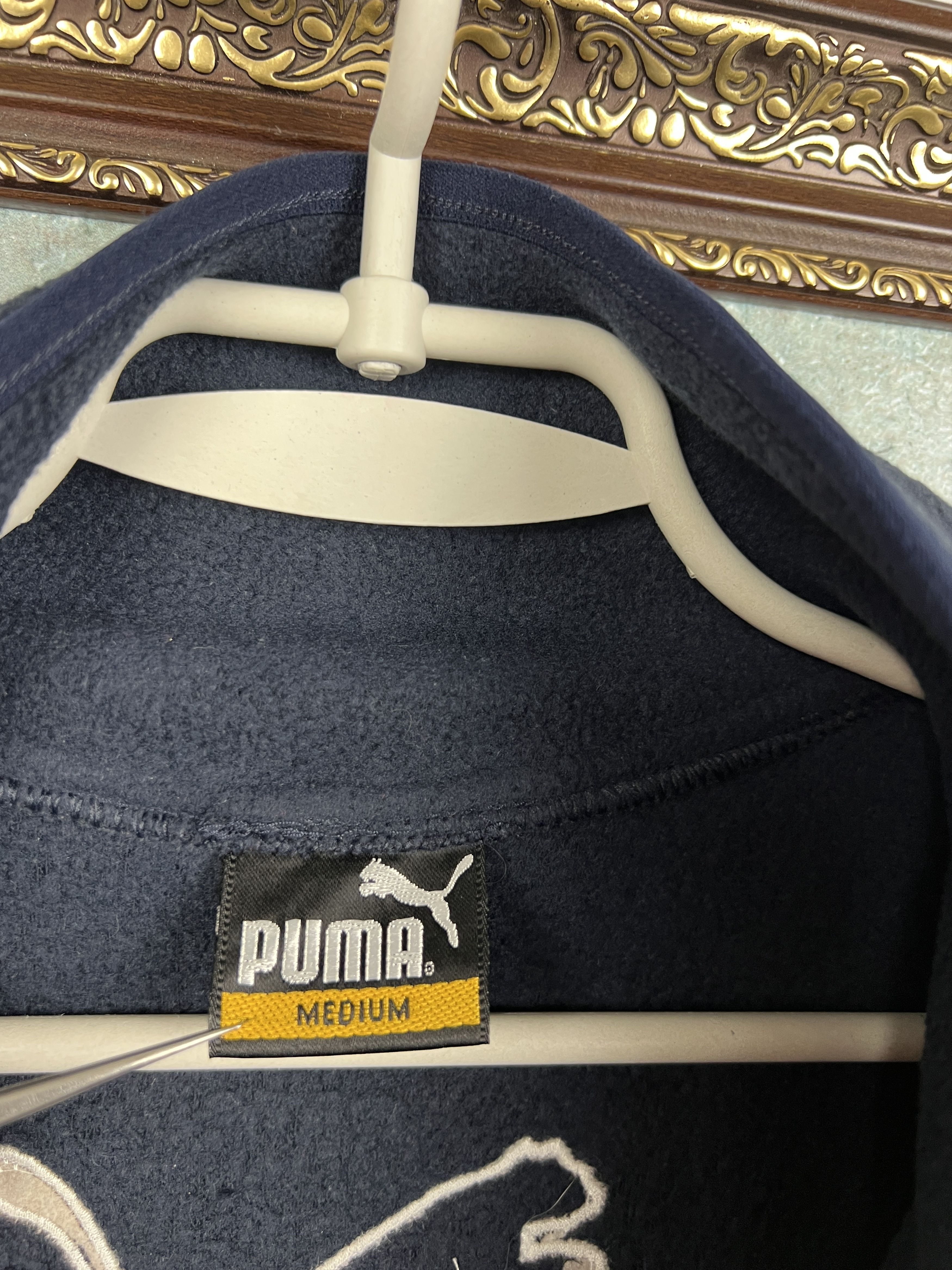 Puma Vintage Derby County Football Fleece Jacket Soccer Track Top Size US M / EU 48-50 / 2 - 6 Thumbnail