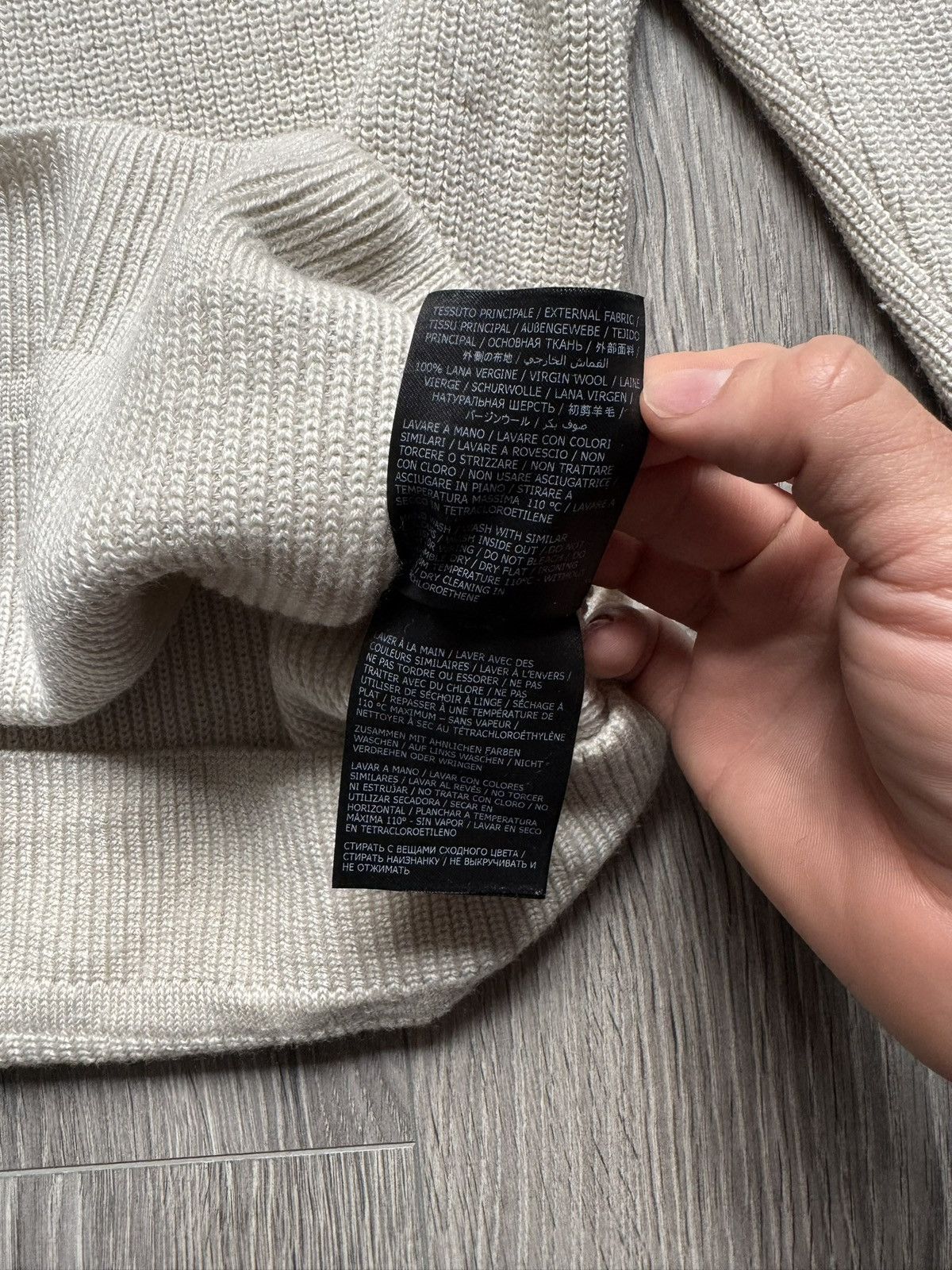 Boggi Boggi Milano Wool Knitted sweater XXL/XL in beige Size US XXL / EU 58 / 5 - 7 Thumbnail