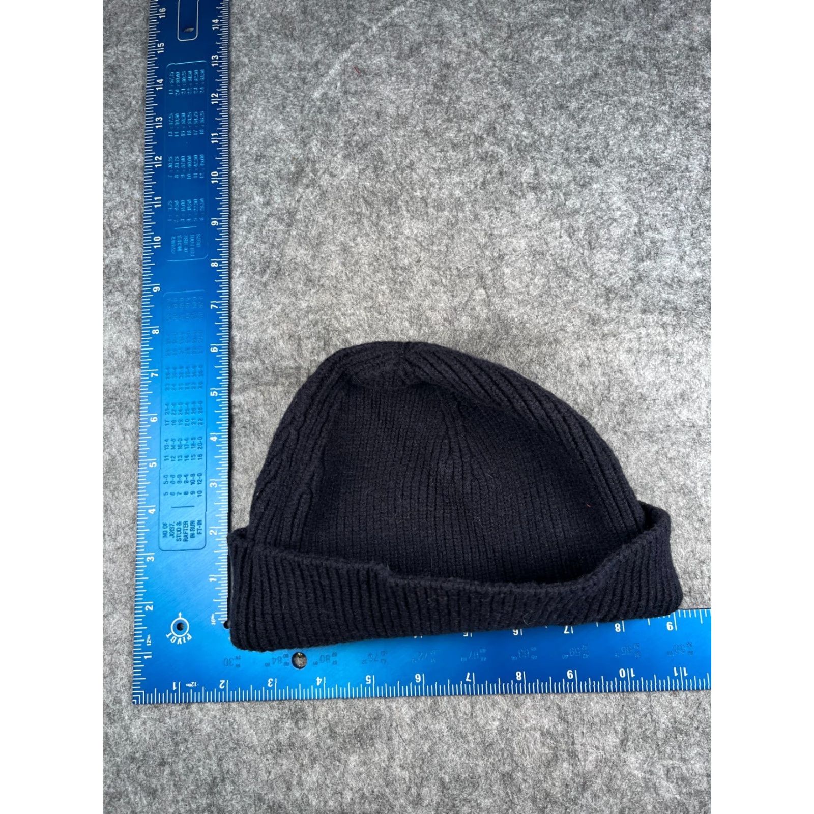 Ted Baker Ted Baker London Beanie Toque Adult One Size Blue Knit Wool Blend Cuff Size ONE SIZE - 4 Thumbnail