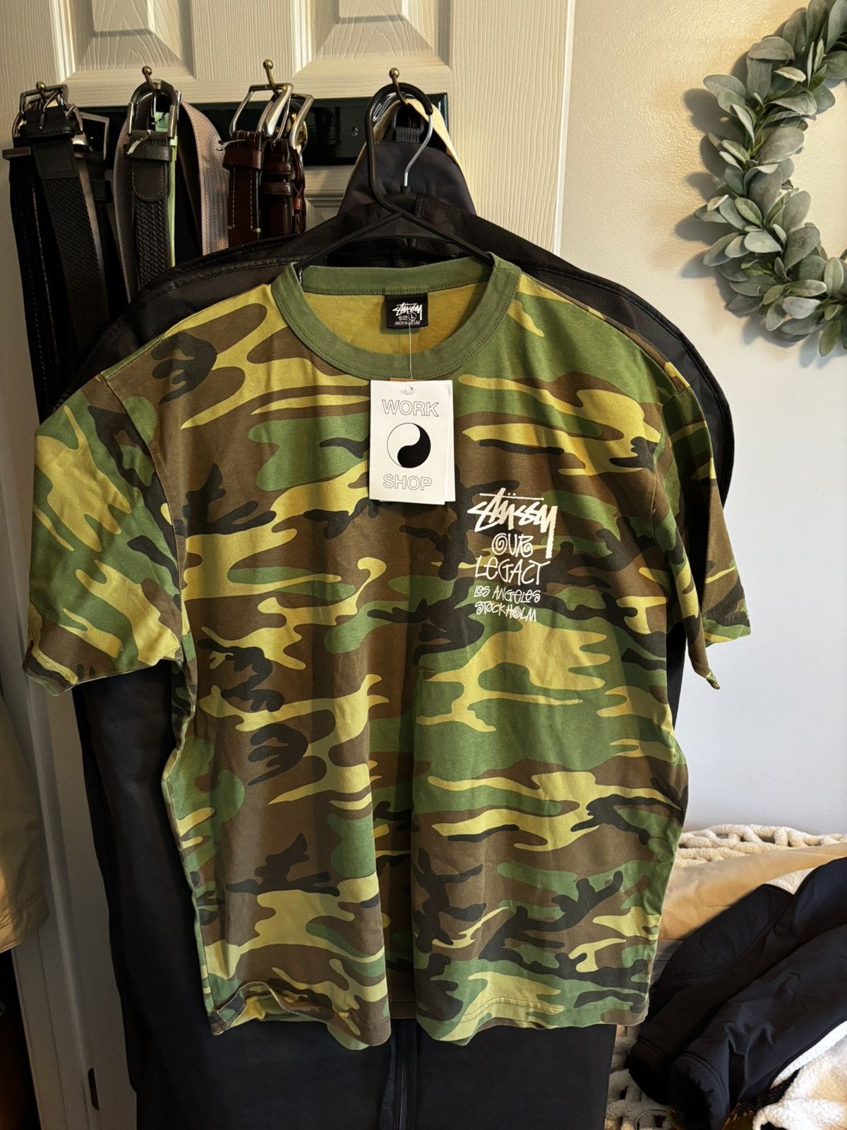 Streetwear × Stussy Stussy Pigment Dyed SS Thermal Camo