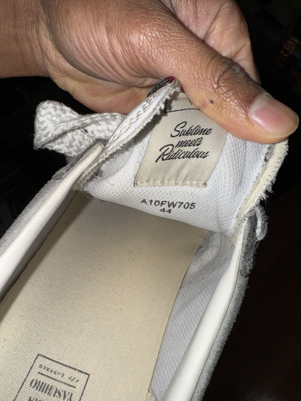 Maison MIHARA YASUHIRO Mihara Yasuhiro Herbie Low Top Canva Sneaker - Size 11 Size US 11 / EU 44 - 5 Thumbnail