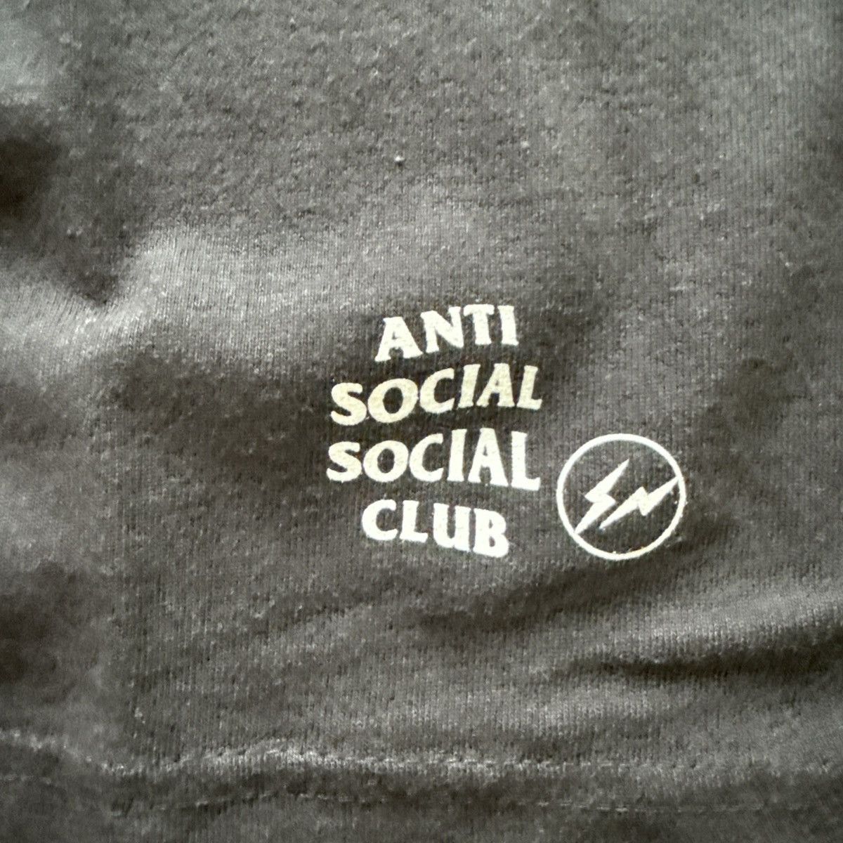 Anti Social Social Club × Fragment Design Anti Social Social Club x Fragment FRGMT Tee Black Size L Size US L / EU 52-54 / 3 - 3 Thumbnail