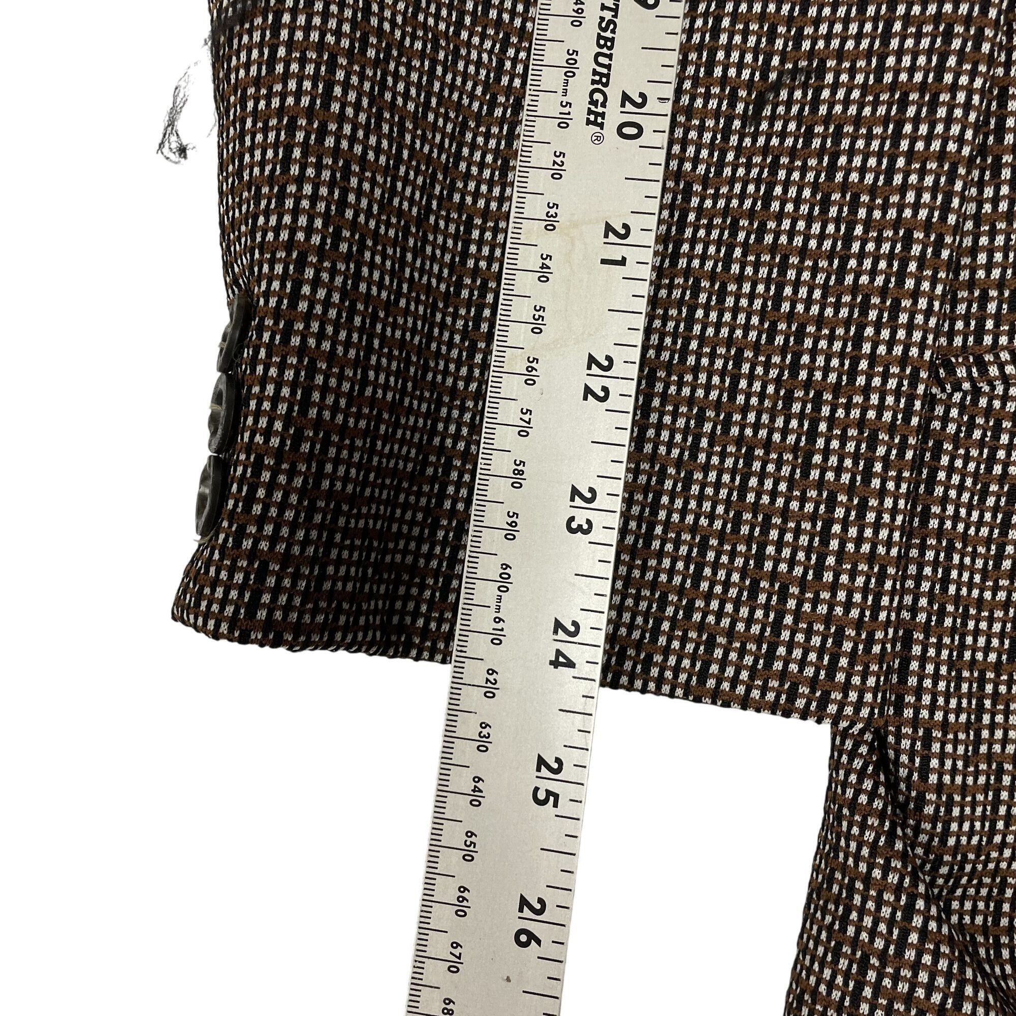 Other Vtg Town & Campus Textured GRID Static Disco Sport Coat Size 38L - 8 Thumbnail