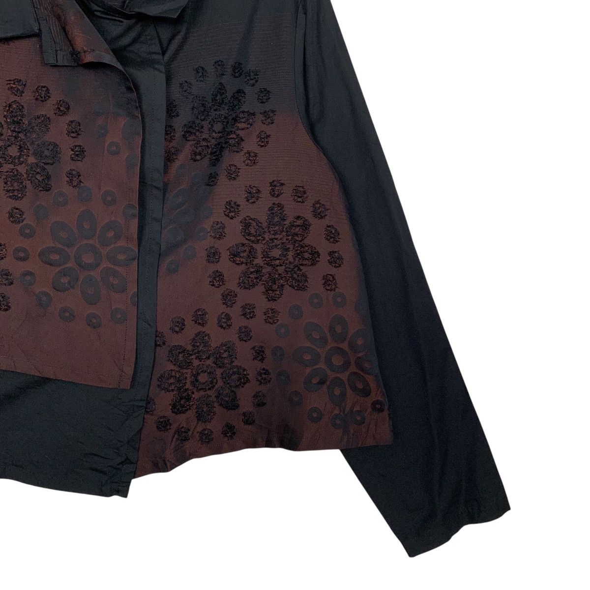 Other Japanese Designer Keiko Kishi Flower Design Women Jacket Size M / US 6-8 / IT 42-44 - 4 Thumbnail