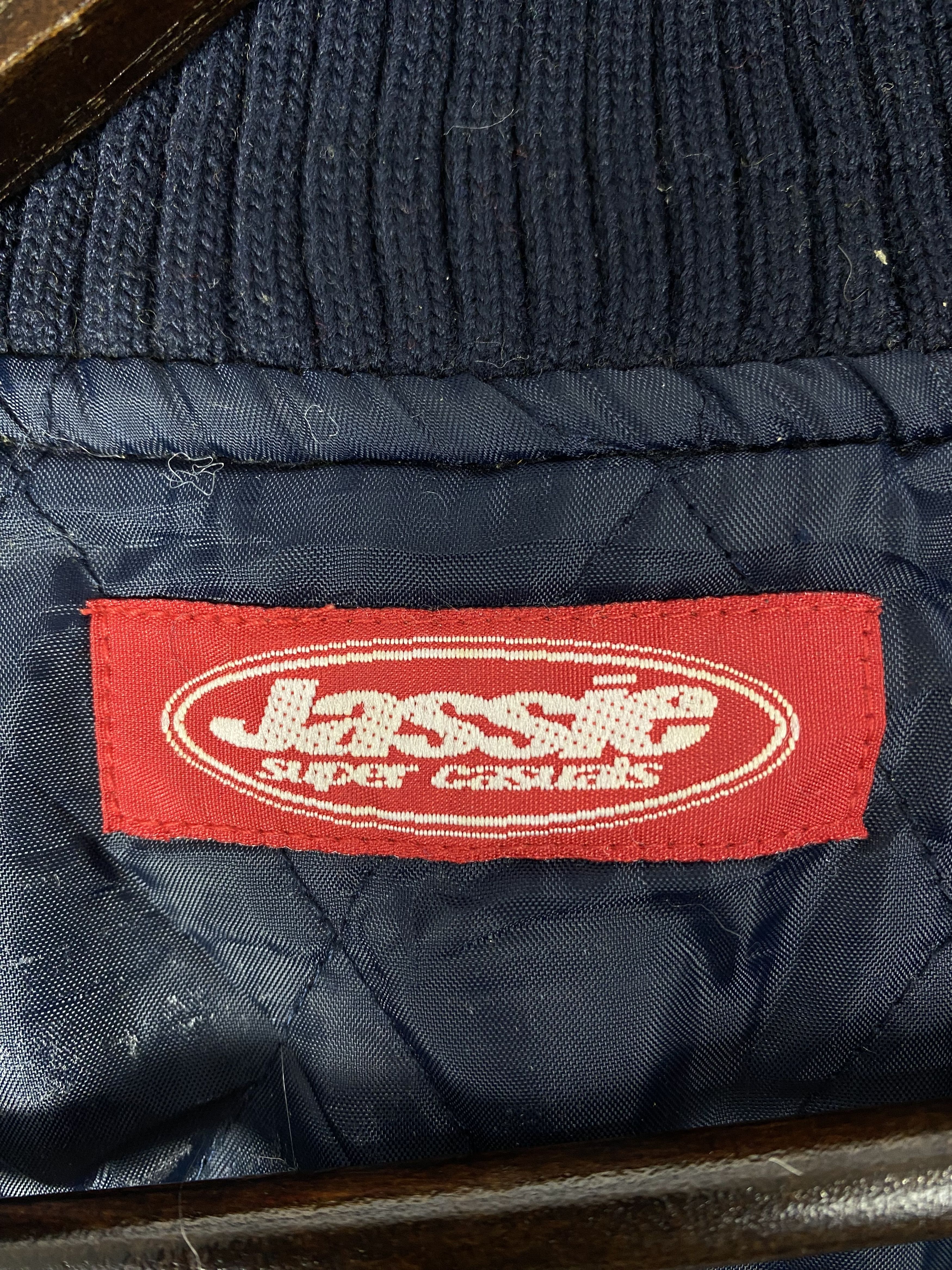 Vintage Vintage Jassie Leather Sleeve Varsity Jacket DJ0303 Size US S / EU 44-46 / 1 - 10 Thumbnail