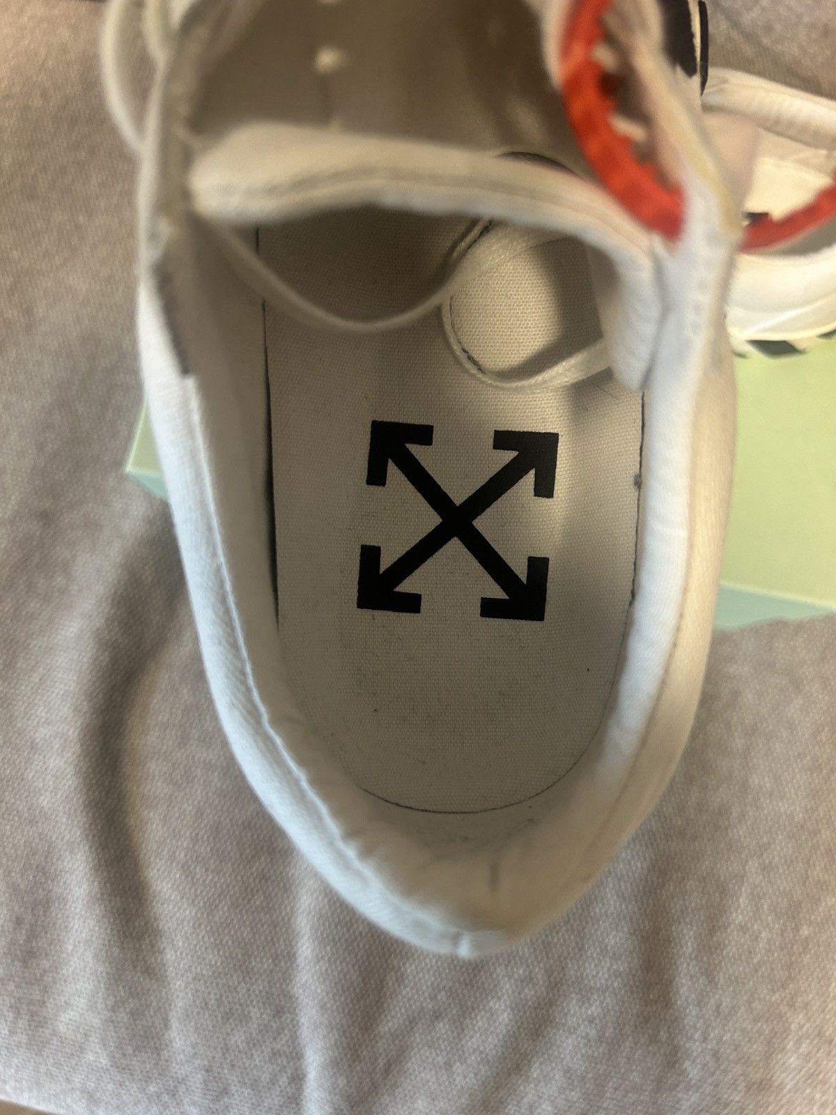 Off-White Off-white Vulc Low White (Updated Stripes) Size US 7 / EU 40 - 8 Thumbnail