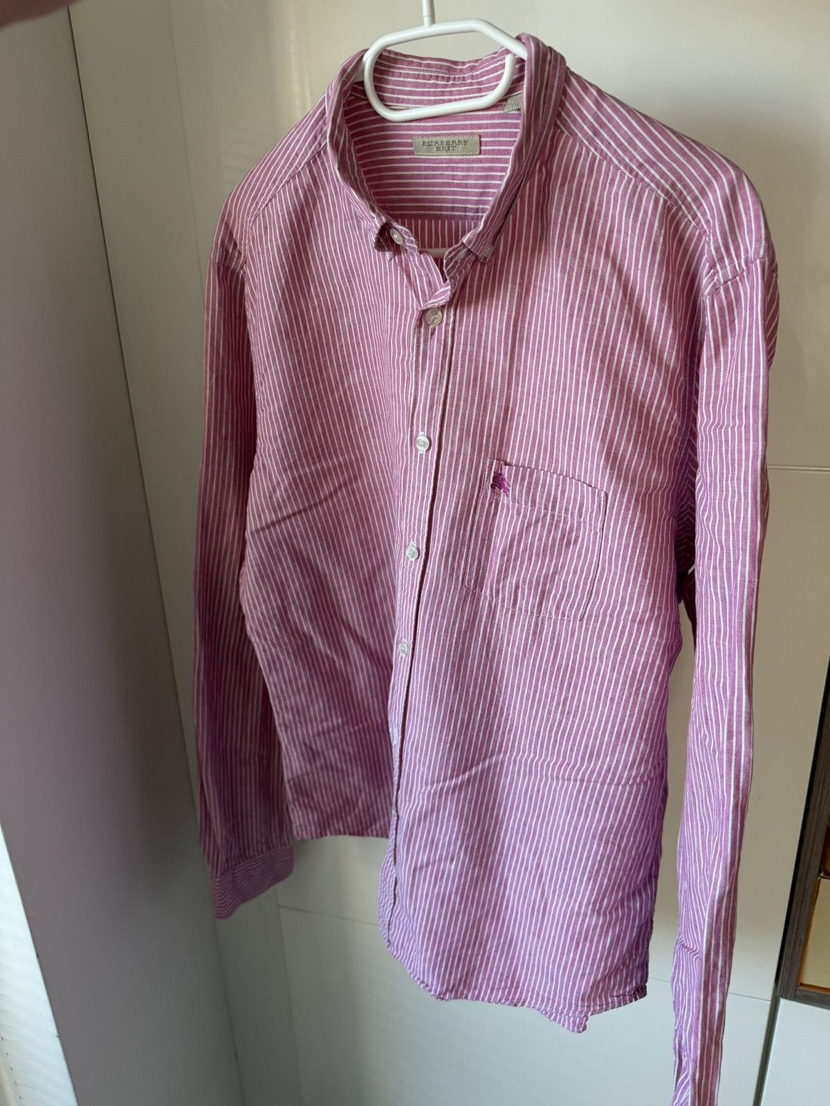 Burberry ‼️Archival Burberry OldMoney Premium Luxury Cell Logo Shirt‼️ Size US XL / EU 56 / 4 - 6 Thumbnail