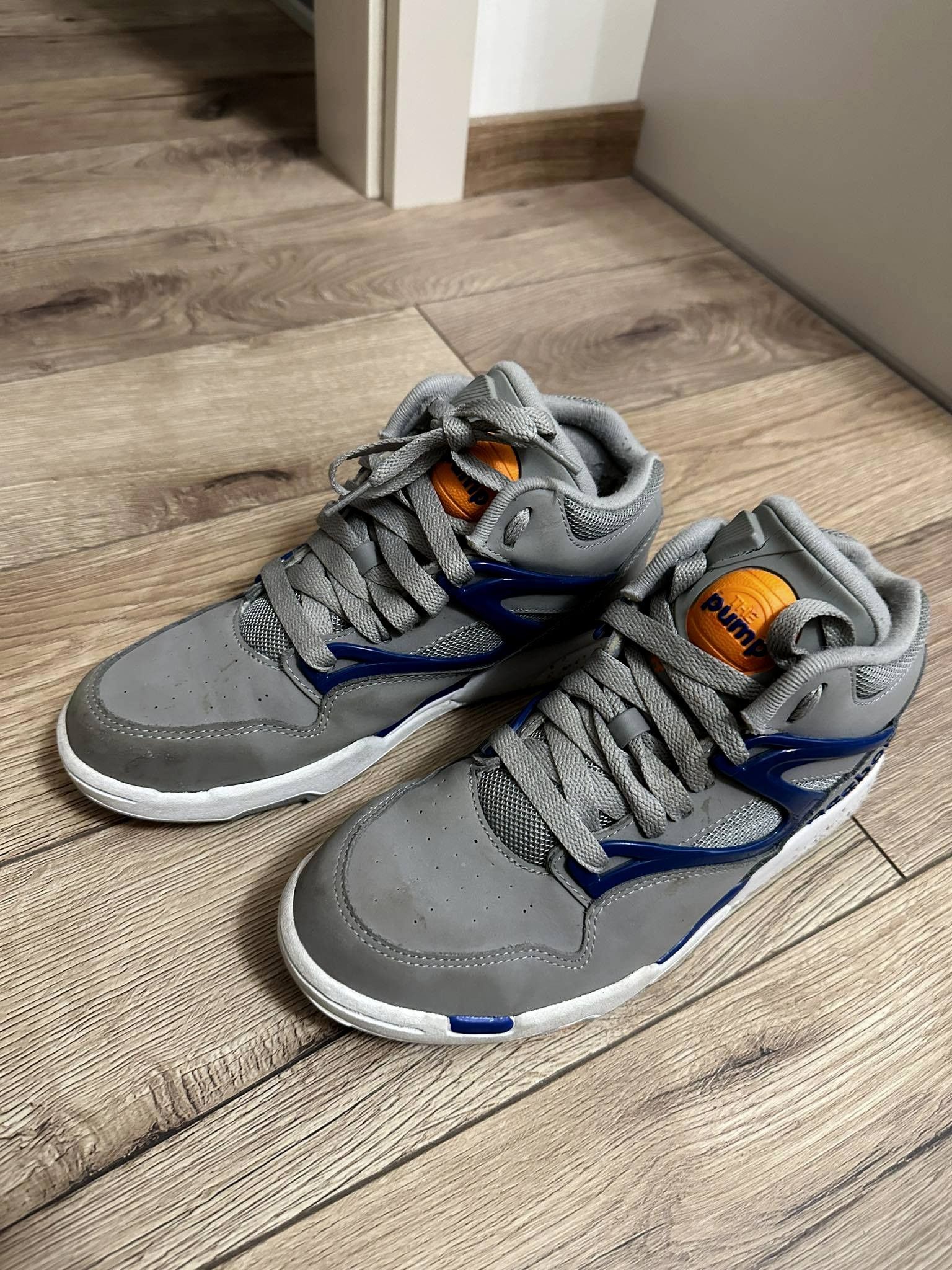 Reebok pump grey online