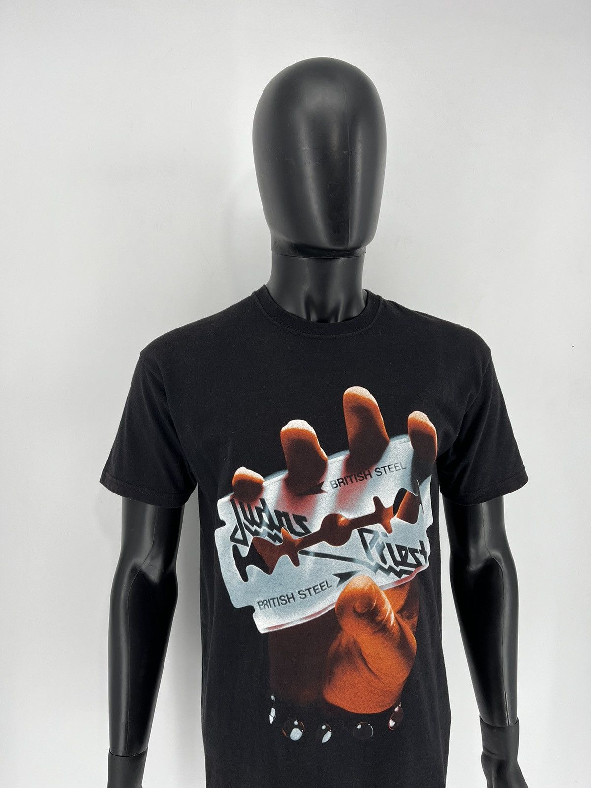 Band Tees JUDAS PRIEST BRITISH STEEL TEE SHIRT Korn, Metallica, Slayer Size US M / EU 48-50 / 2 - 3 Thumbnail