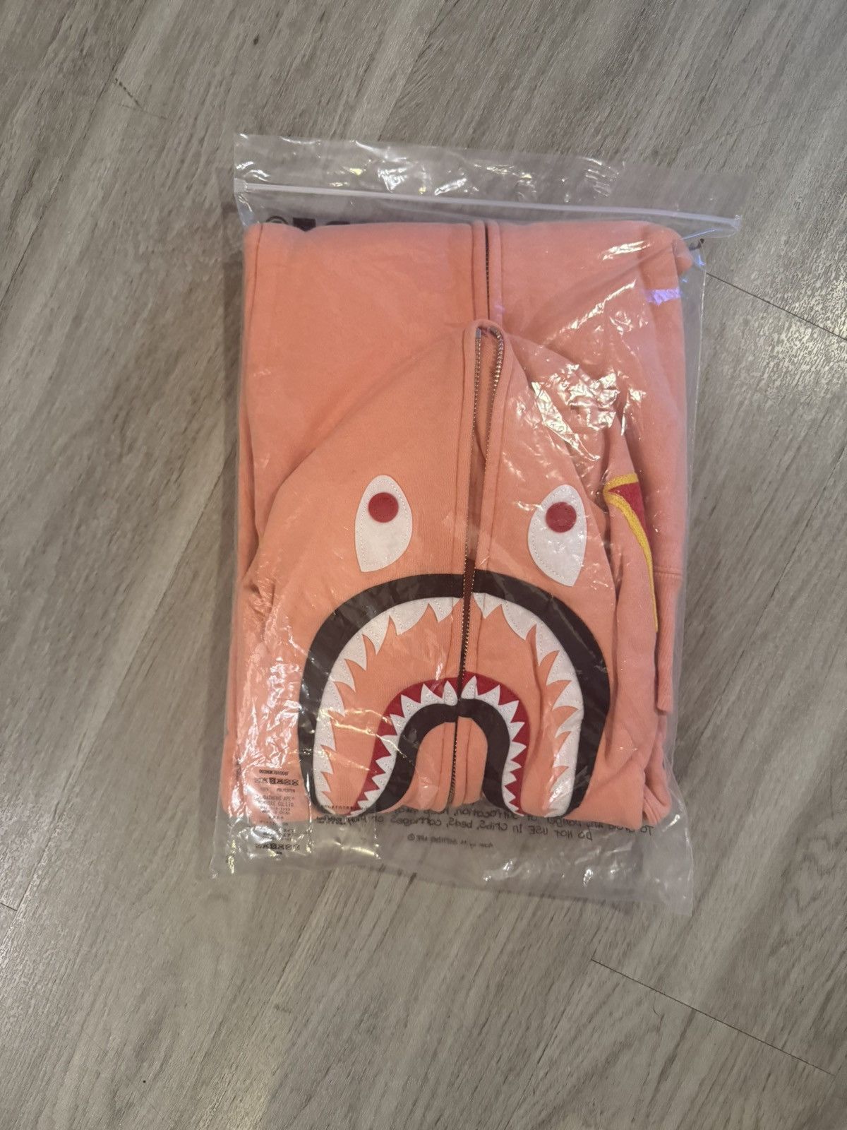 Bape Bape Peach PONR Shark Full Zip Size US L / EU 52-54 / 3 - 2 Thumbnail