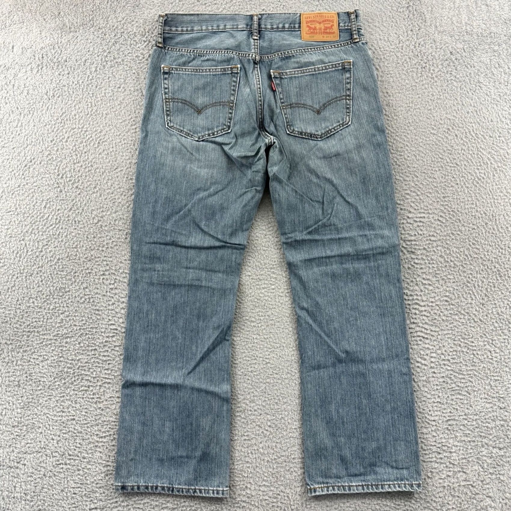 Levi's VINTAGE Levi’s 559 Jeans Mens 33x30 Gray Loose Straight Bootcut Baggy Outdoor Cargo Pocket Pockets 501 City 500 Series Regular Mens Size US 33 - 5 Thumbnail