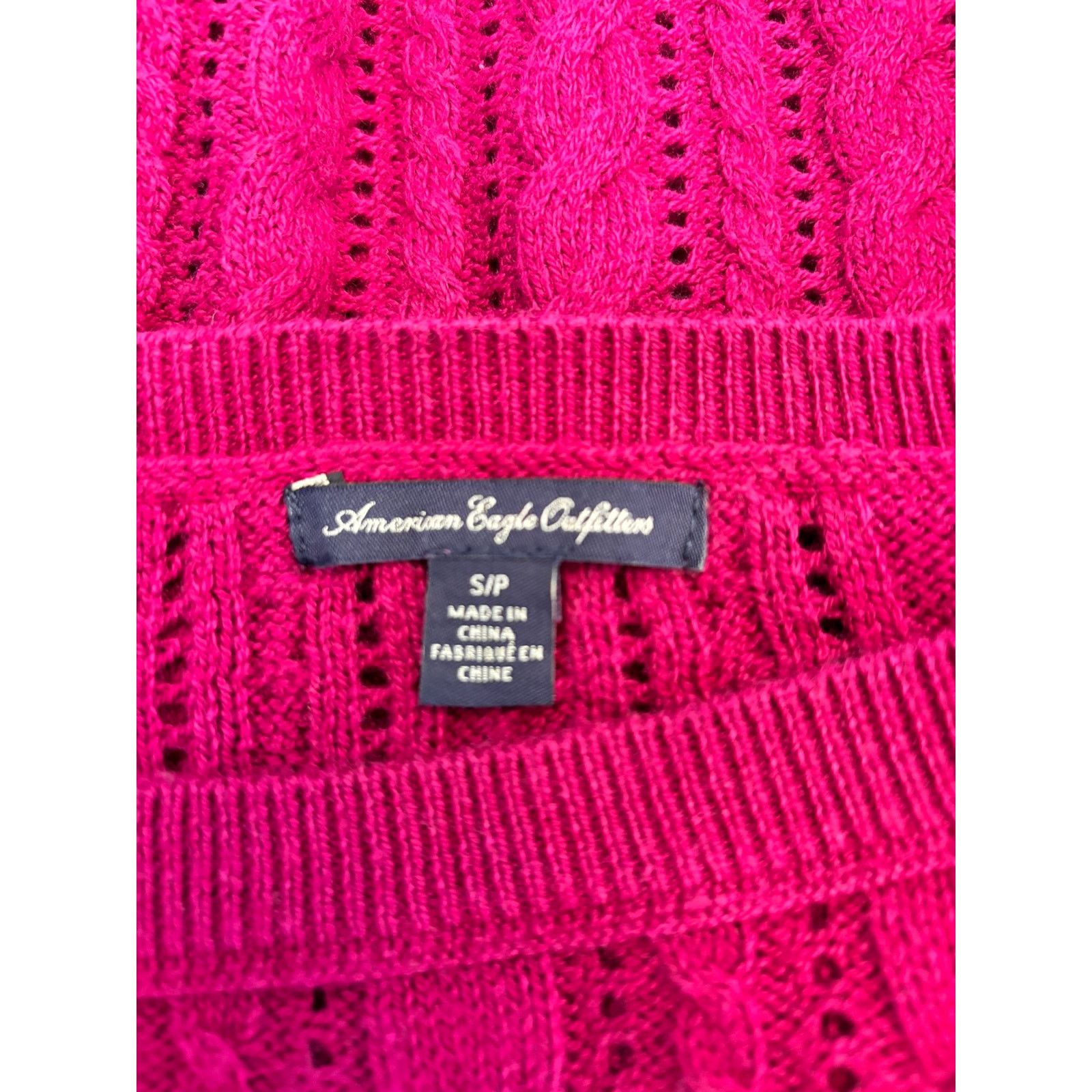 American Eagle Outfitters American Eagle Outfitters Sweater Cable Open Knit Size Small Size S / US 4 / IT 40 - 6 Thumbnail
