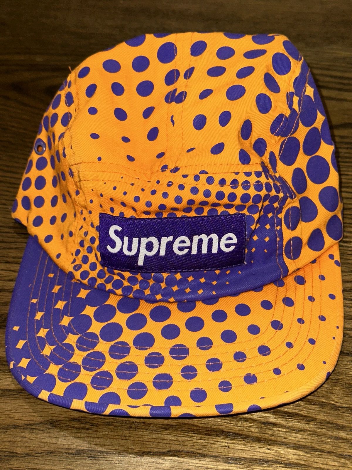 Supreme 2007 Polka Dot Gradient Camp Cap Size ONE SIZE - 7 Thumbnail