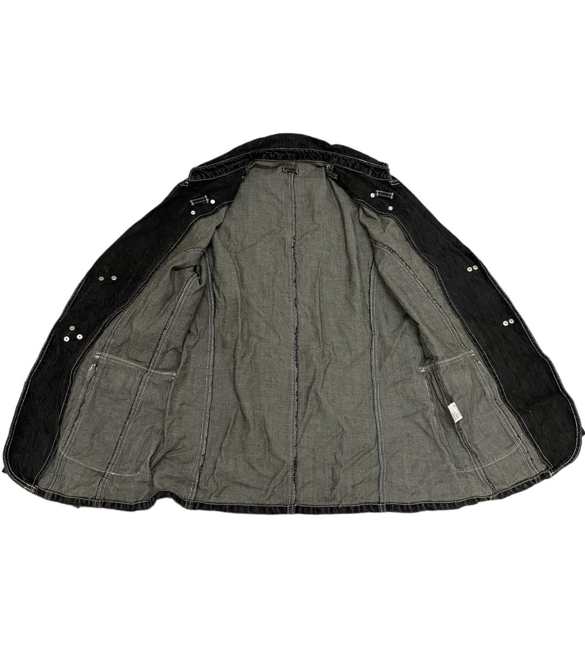 If Six Was Nine × Japanese Brand × Seditionaries Skulls Motive Buckle Double Brested Denim Jacket (C2) Size US M / EU 48-50 / 2 - 5 Thumbnail