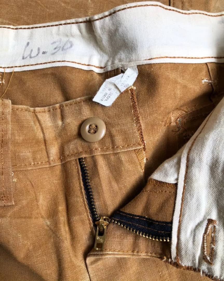 Vintage Vtg. 70's Canvasback Hunting Pants Size US 30 / EU 46 - 3 Thumbnail