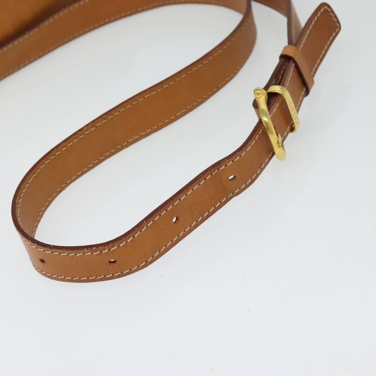 Celine CELINE Macadam Canvas Shoulder Bag Pvc Leather Brown Gold Size ONE SIZE - 7 Thumbnail