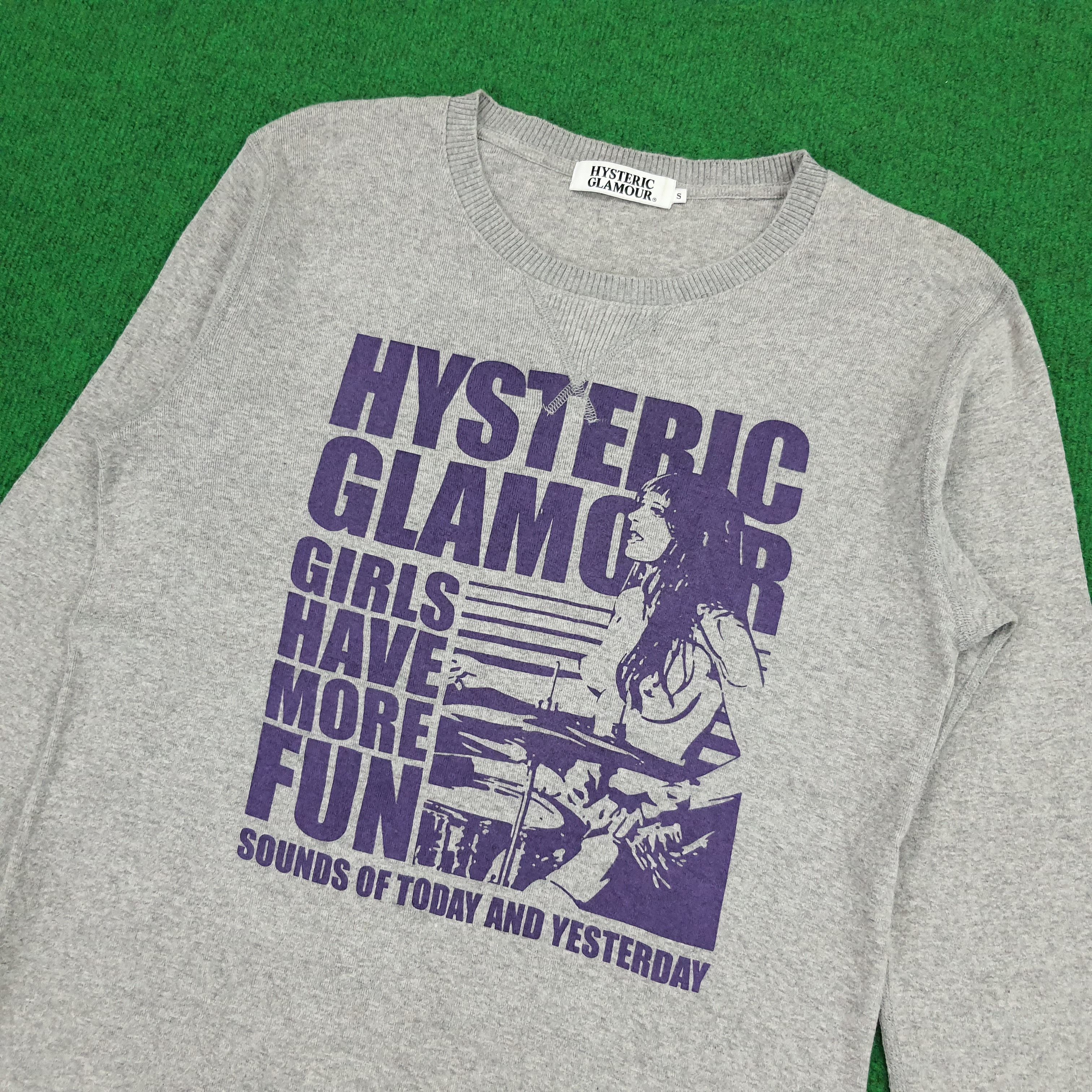 Hysteric Glamour × Japanese Brand Vintage Hysteric Glamour Japanese Brand Sweatshirts Size XS / US 0-2 / IT 36-38 - 2 Thumbnail