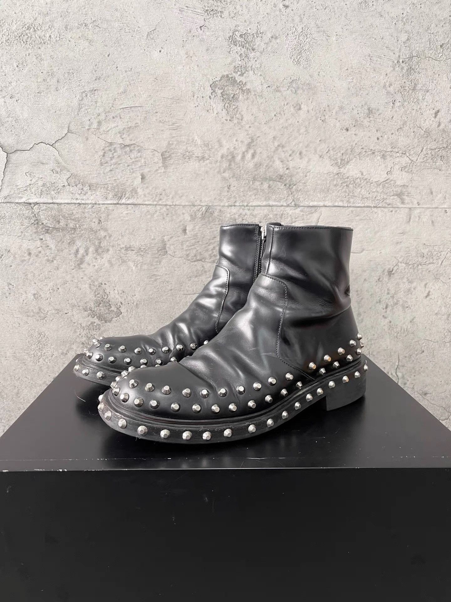 Prada Prada Frankenstein Studded Derby Chelsea Boots K34 Size US 6.5 / EU 39-40 - 1 Thumbnail