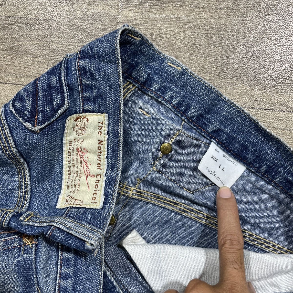 Japanese Brand × Vintage Vintage system u japanese denim Size US 33 - 6 Thumbnail