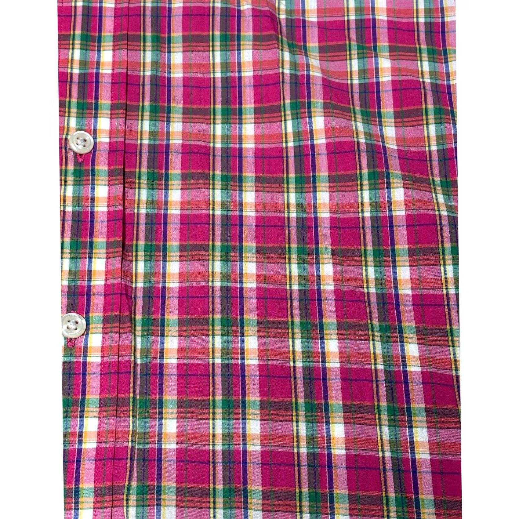 Polo Ralph Lauren Polo by Ralph Lauren Shirt Plaid Button-Down Long Sleeve Men L Pink Casual Size US L / EU 52-54 / 3 - 2 Thumbnail