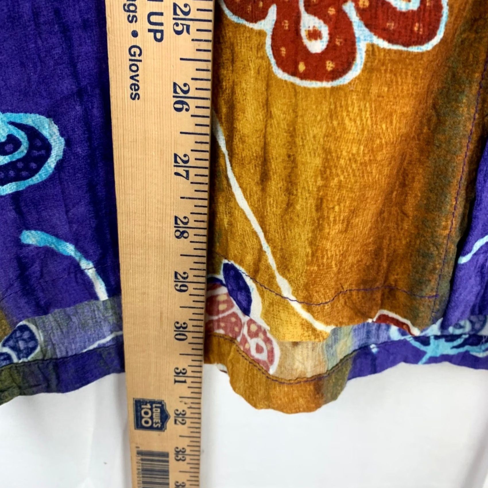 Jams World VINTAGE Jams World Button-Down Shirt Mens XL Purple Yellow Floral Charms Made in Hawaii Size US XL / EU 56 / 4 - 4 Thumbnail