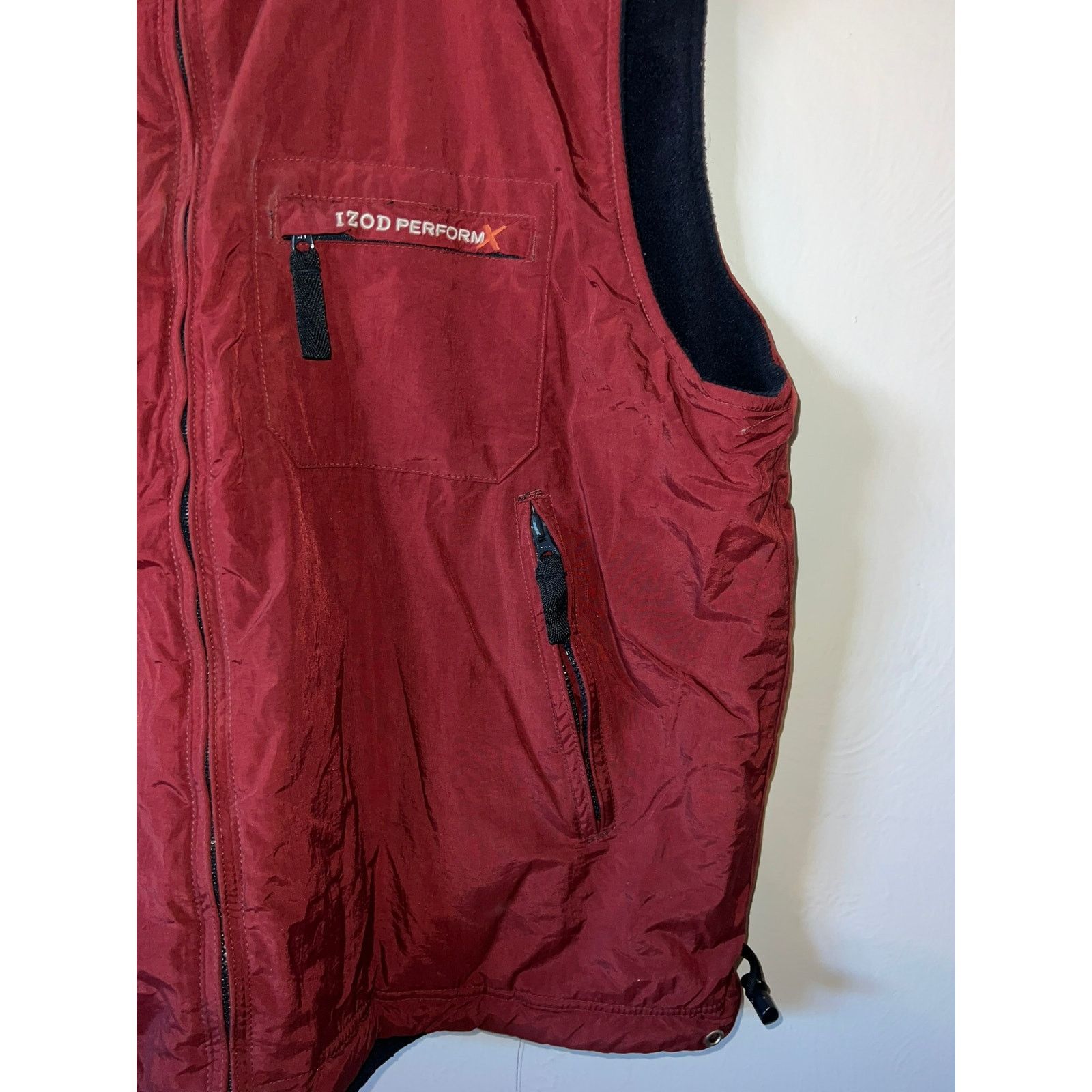 Izod Izod PerformX Vest Performance Red Blue Vest Reversible XL Size US XL / EU 56 / 4 - 4 Thumbnail