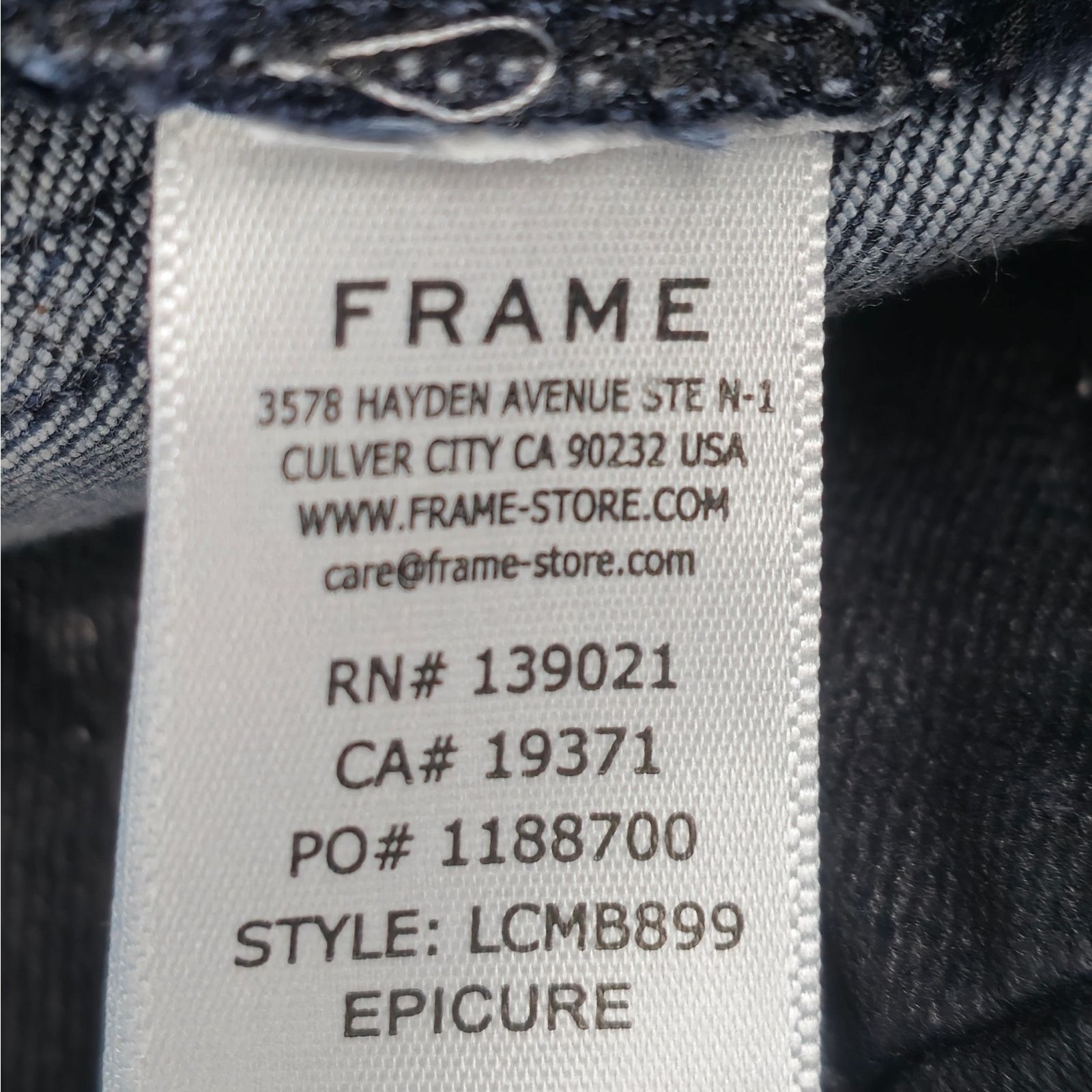 Frame Frame 29 Epicure Black Coated Le Crop Mini Boot Jean LCMB899 Size 28" / US 6 / IT 42 - 12 Thumbnail