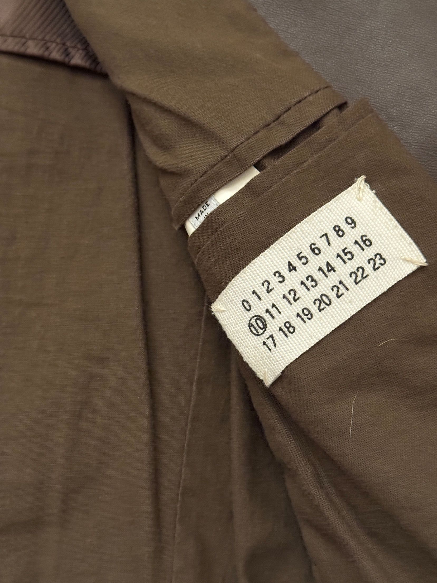 Maison Margiela MAISON MARTIN MARGIELA LEATHER JACKET SIZE 50 Size US M / EU 48-50 / 2 - 7 Thumbnail
