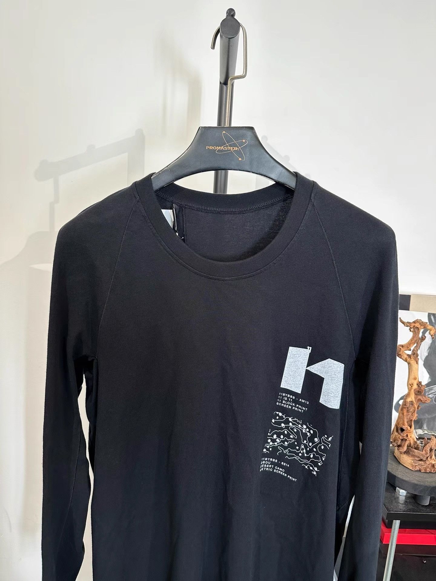 11 By Boris Bidjan Saberi 11by BBS Long Graphic Pullover K35 Size US L / EU 52-54 / 3 - 3 Thumbnail
