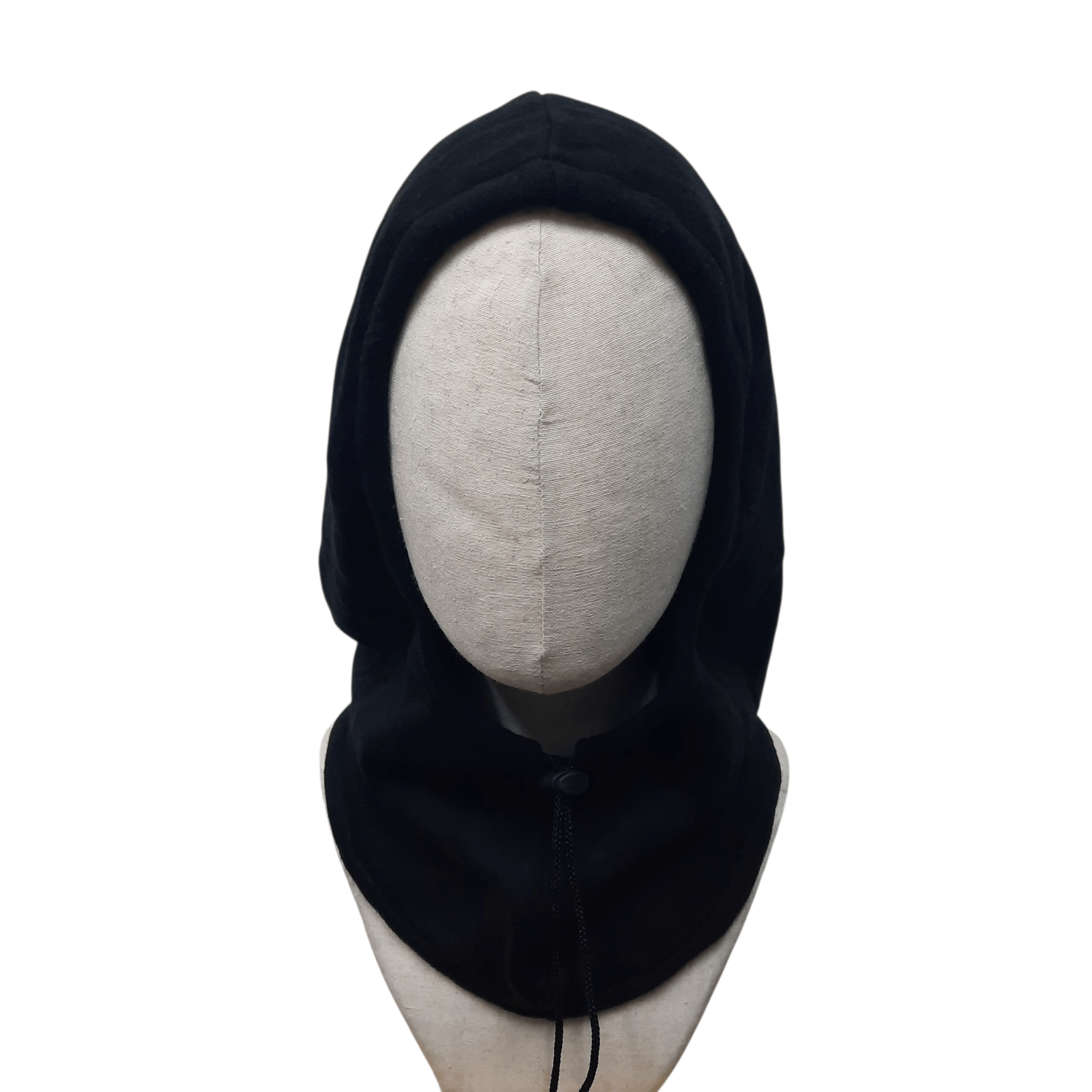 Japanese Brand 🌑 Ninja style black hoodie hat Size ONE SIZE - 1 Thumbnail