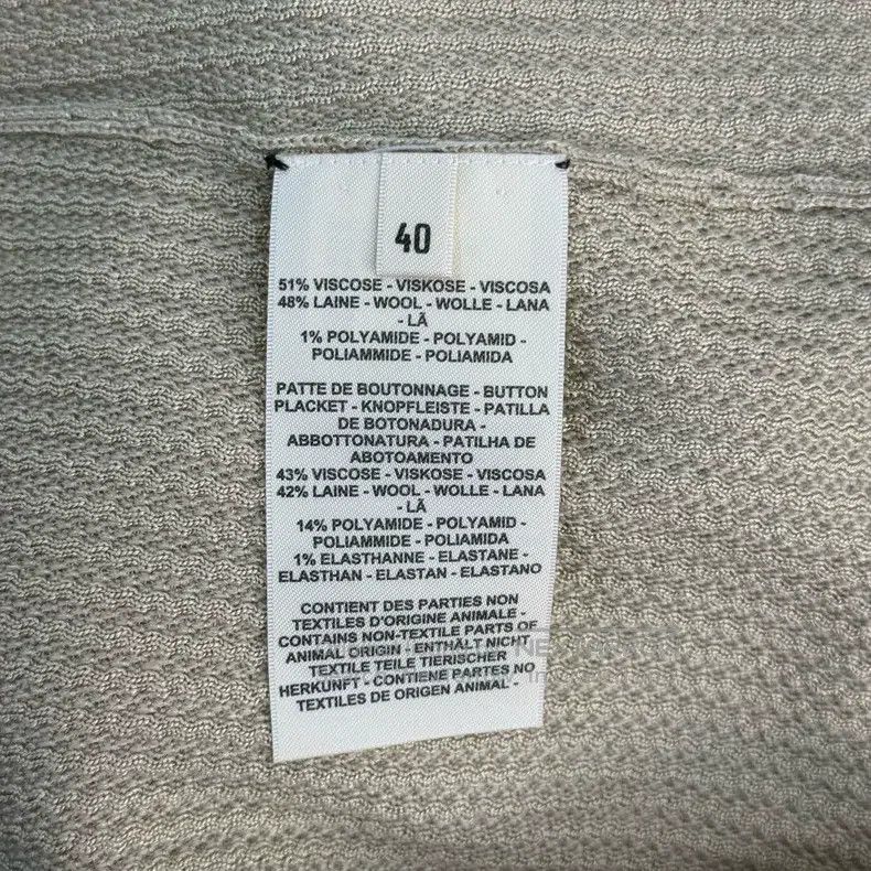 Hermes Hermes Khaki Chain Pattern Semi-Wool Sweater Size S / US 4 / IT 40 - 7 Thumbnail