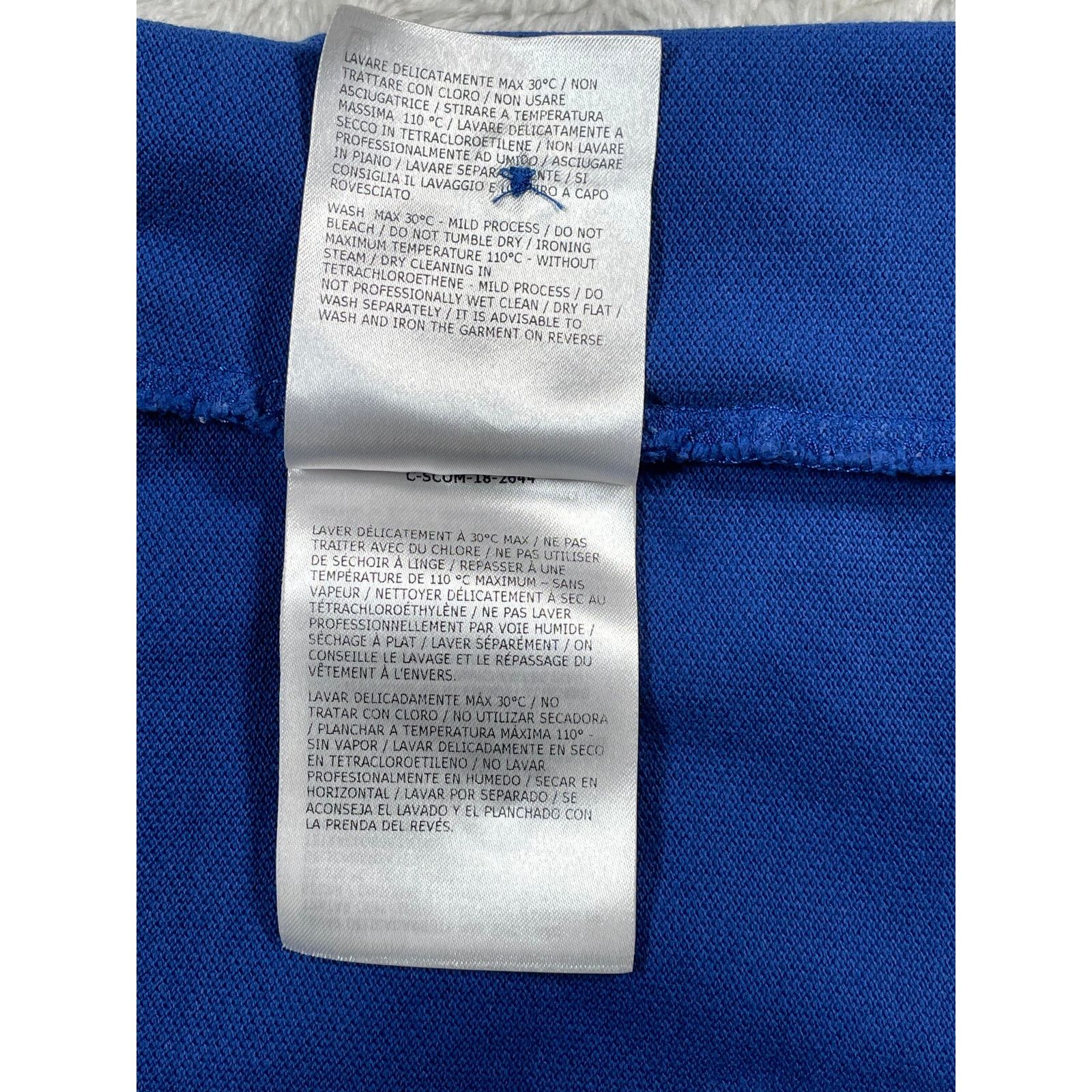 Moncler Moncler Blue & Red Spiral Polo Size US XL / EU 56 / 4 - 5 Thumbnail