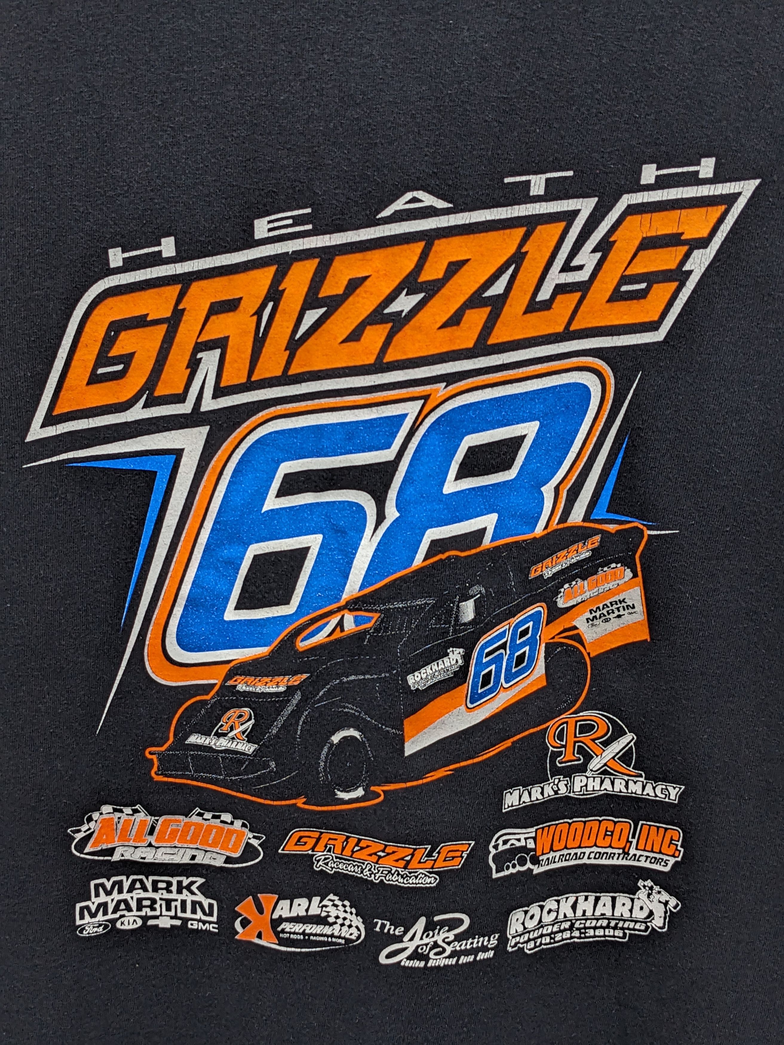 NASCAR VINTAGE HEATH GRIZZLE NASCAR MADE IN USA Size US S / EU 44-46 / 1 - 4 Thumbnail