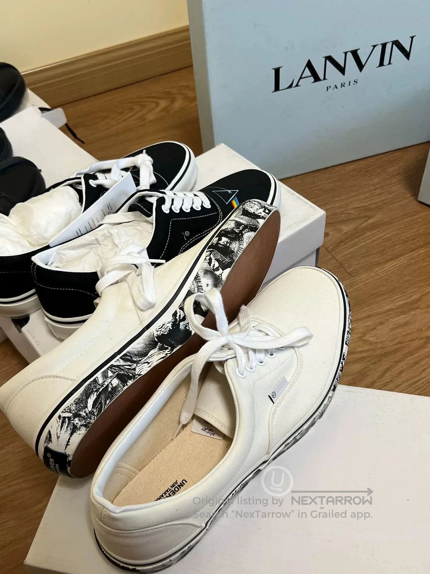 Undercover Undercover Pink Floyd Tribute Black Sneakers. Size US 7 / EU 40 - 6 Thumbnail