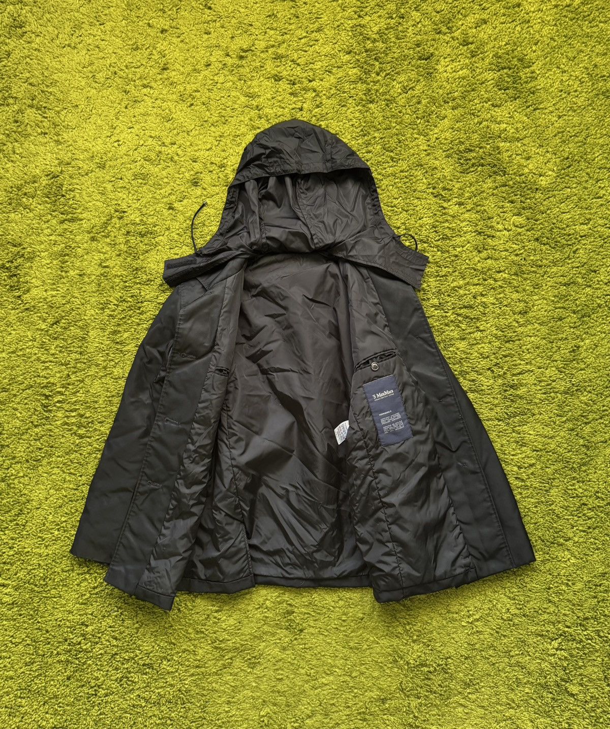 Designer × Max Mara × Weekend Max Mara Max Mara hooded jacket black Size M / US 6-8 / IT 42-44 - 2 Thumbnail