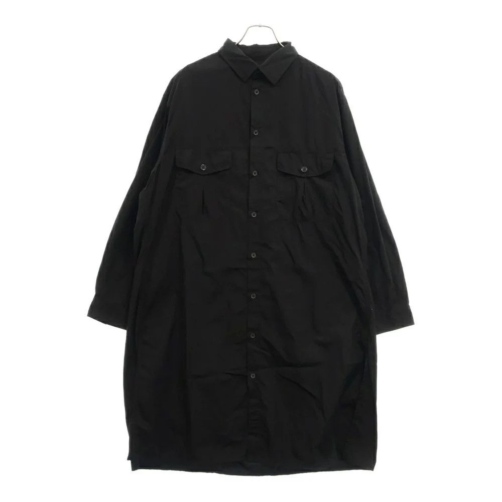 Yohji Yamamoto YOHJI YAMAMOTO POUR HOMME Side Slit Long Shirt Size US L / EU 52-54 / 3 - 1 Thumbnail
