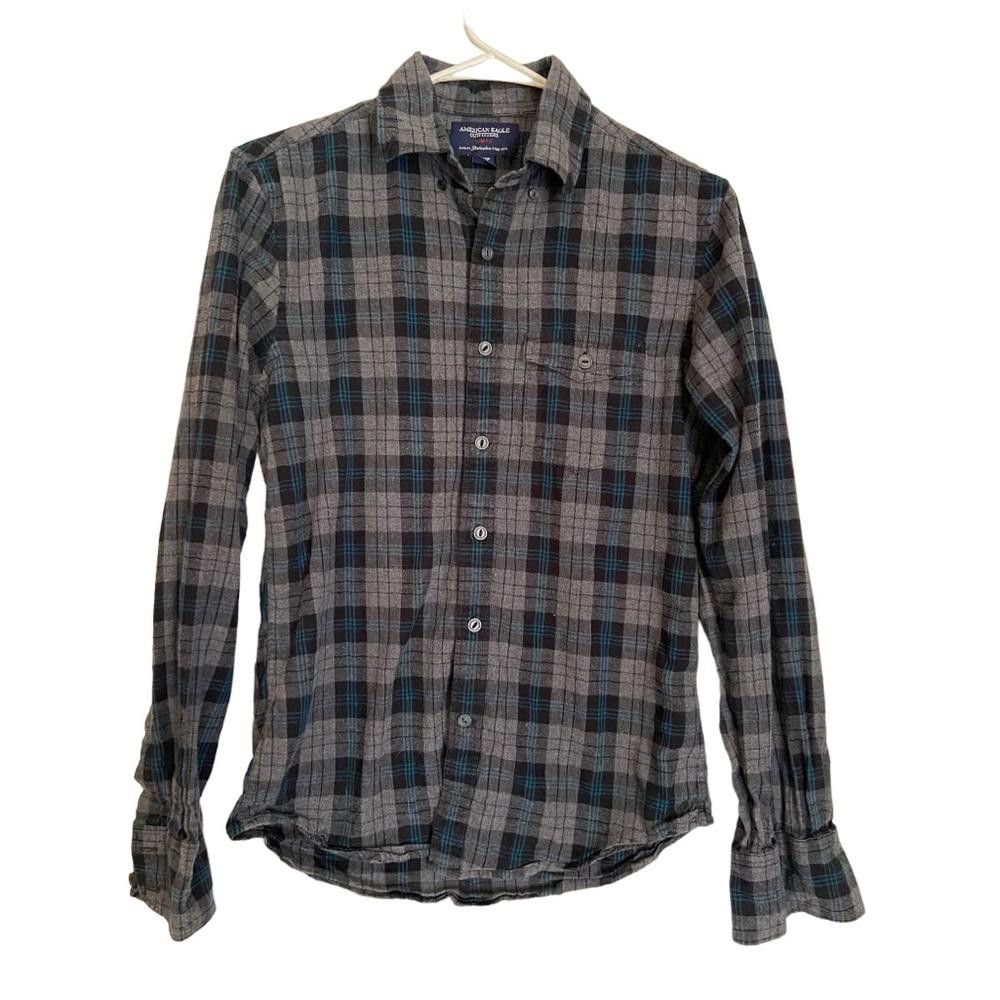 Designer American Eagle l l Slim Fit Plaid Button Down Size XS Size US XS / EU 42 / 0 - 1 Thumbnail