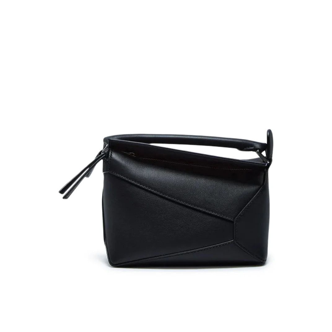 Loewe LOEWE Puzzle Edge Mini Black Leather Handbag New & Authentic Size ONE SIZE - 1 Thumbnail