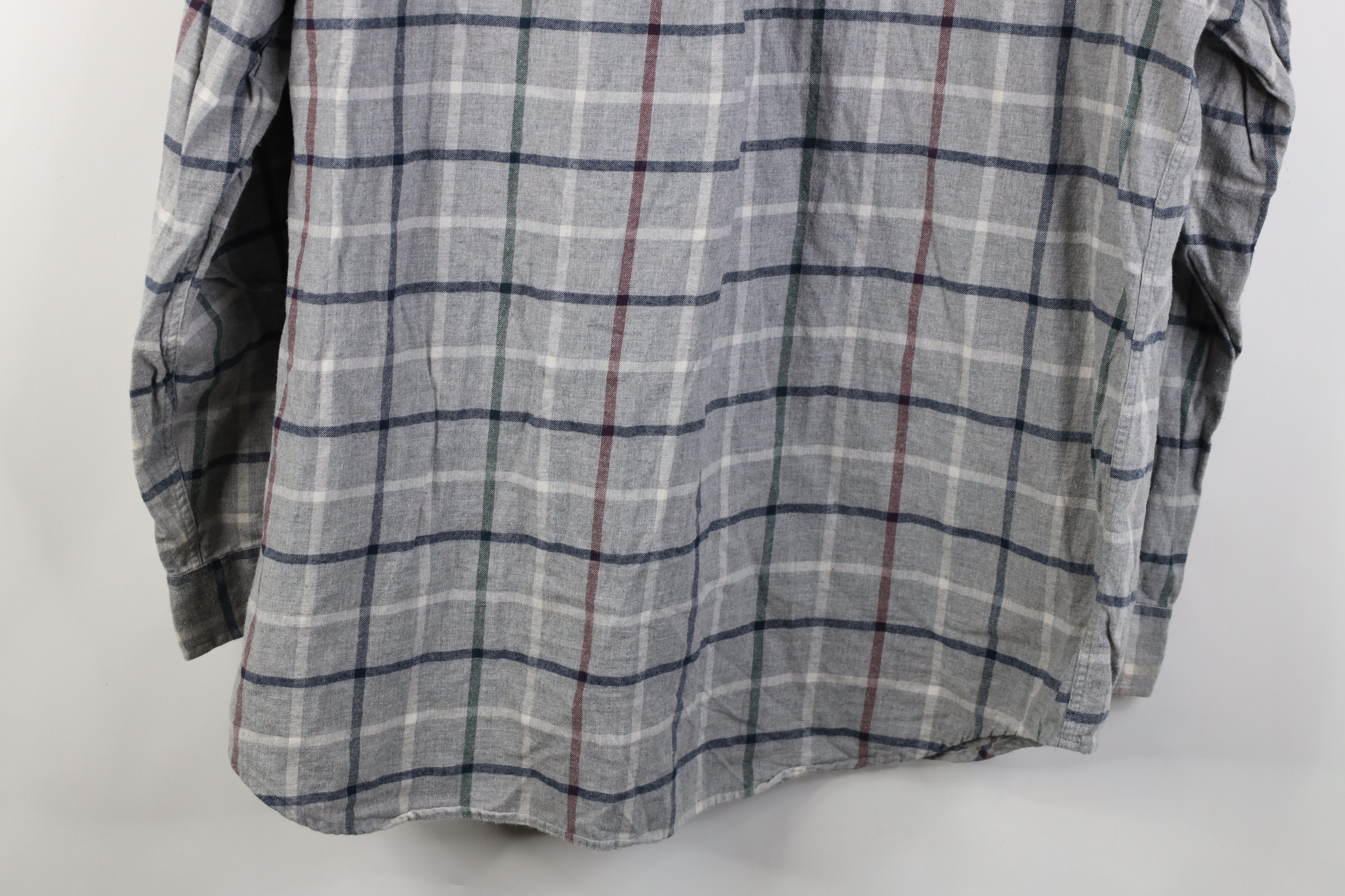 Vintage Vintage 90s Streetwear Collared Button Down Shirt Plaid Size US XXL / EU 58 / 5 - 13 Thumbnail