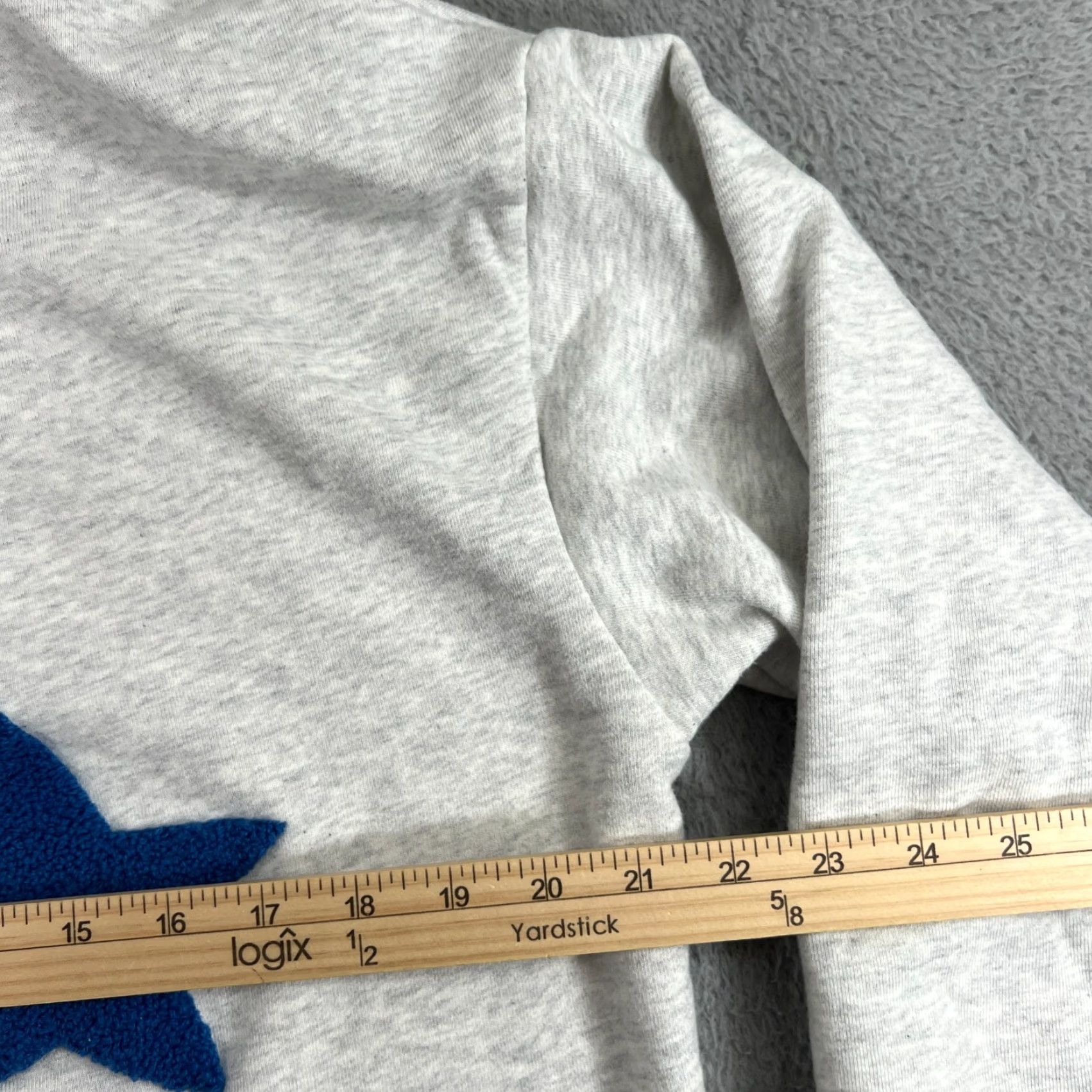 Vintage Aelfric Eden Stellaris Embroidered Stars Oversized Hoodie Grey XS Women Pullover Hooded Size XS / US 0-2 / IT 36-38 - 5 Thumbnail